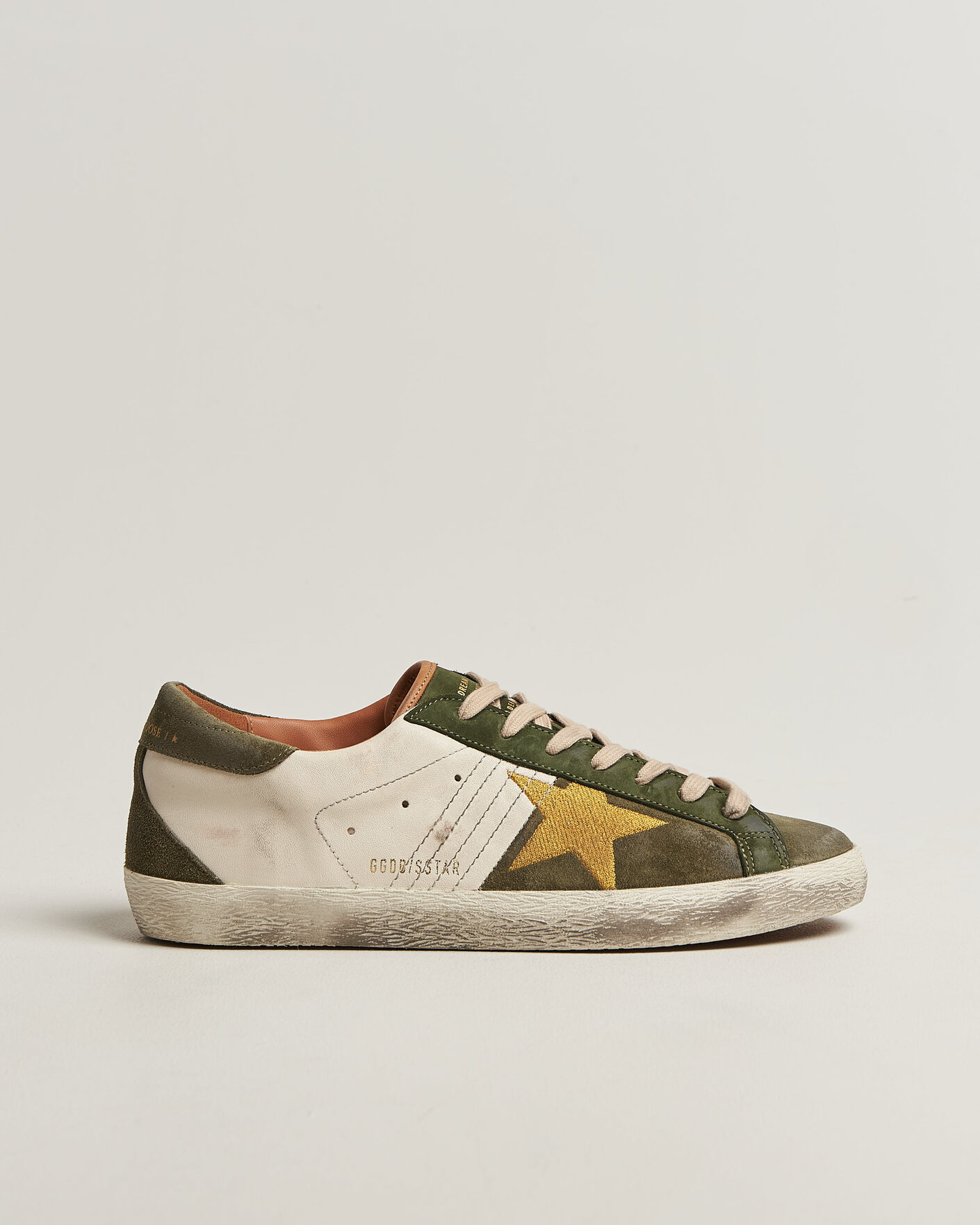 Mies | Tennarit | Golden Goose | Super-Star Sneakers Cream/Olive