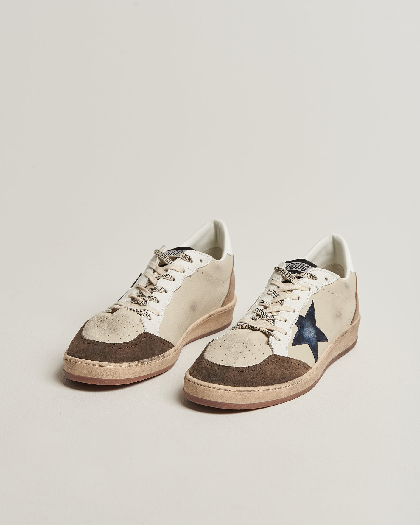 Mies | Tennarit | Golden Goose | Ball Star Sneakers Cream/Grey