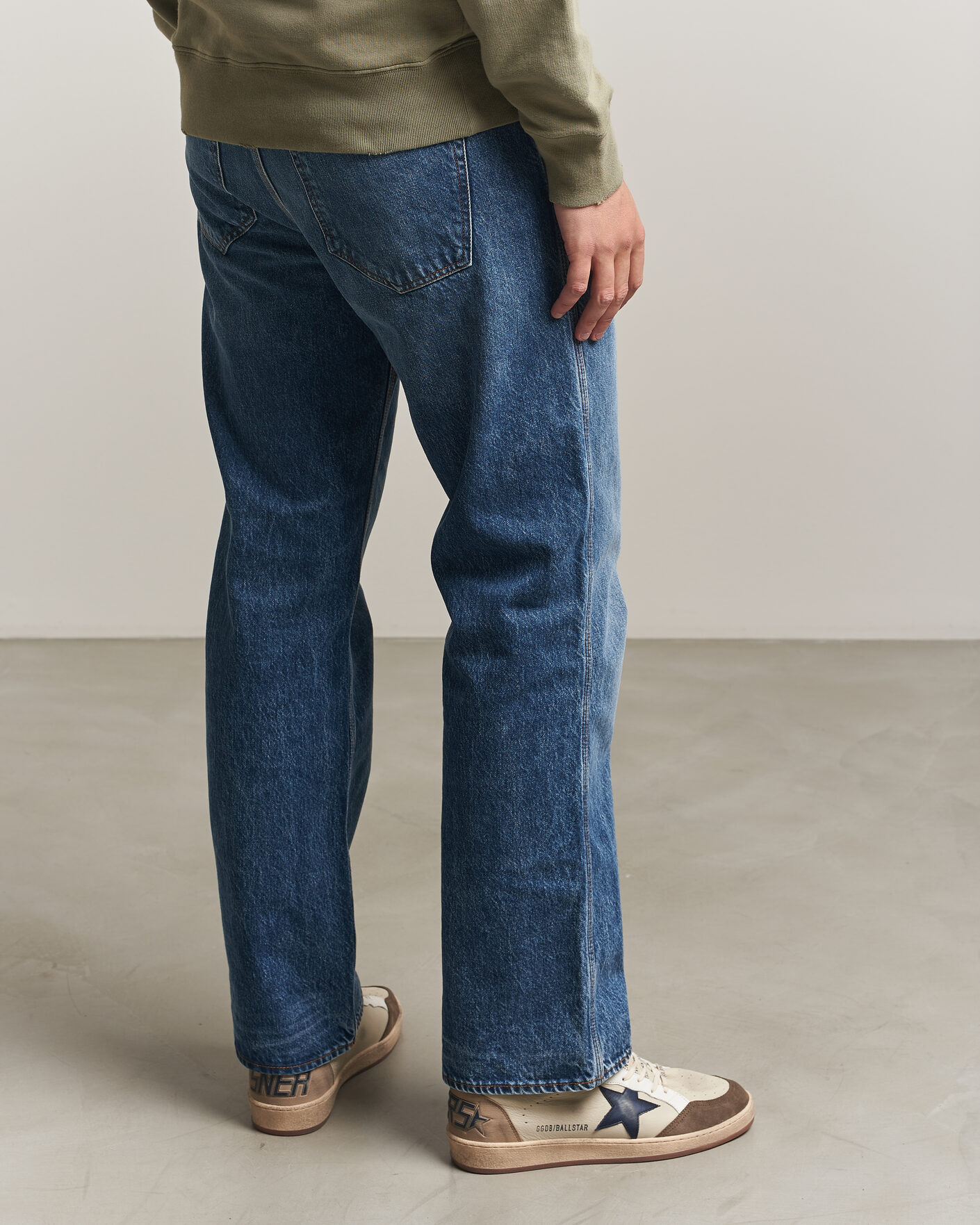 Mies | Tennarit | Golden Goose | Ball Star Sneakers Cream/Grey