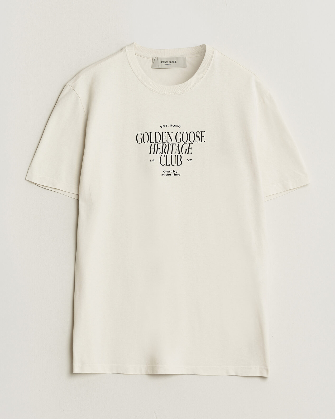Mies | T-paidat | Golden Goose | Journey Print T-Shirt Heritage White