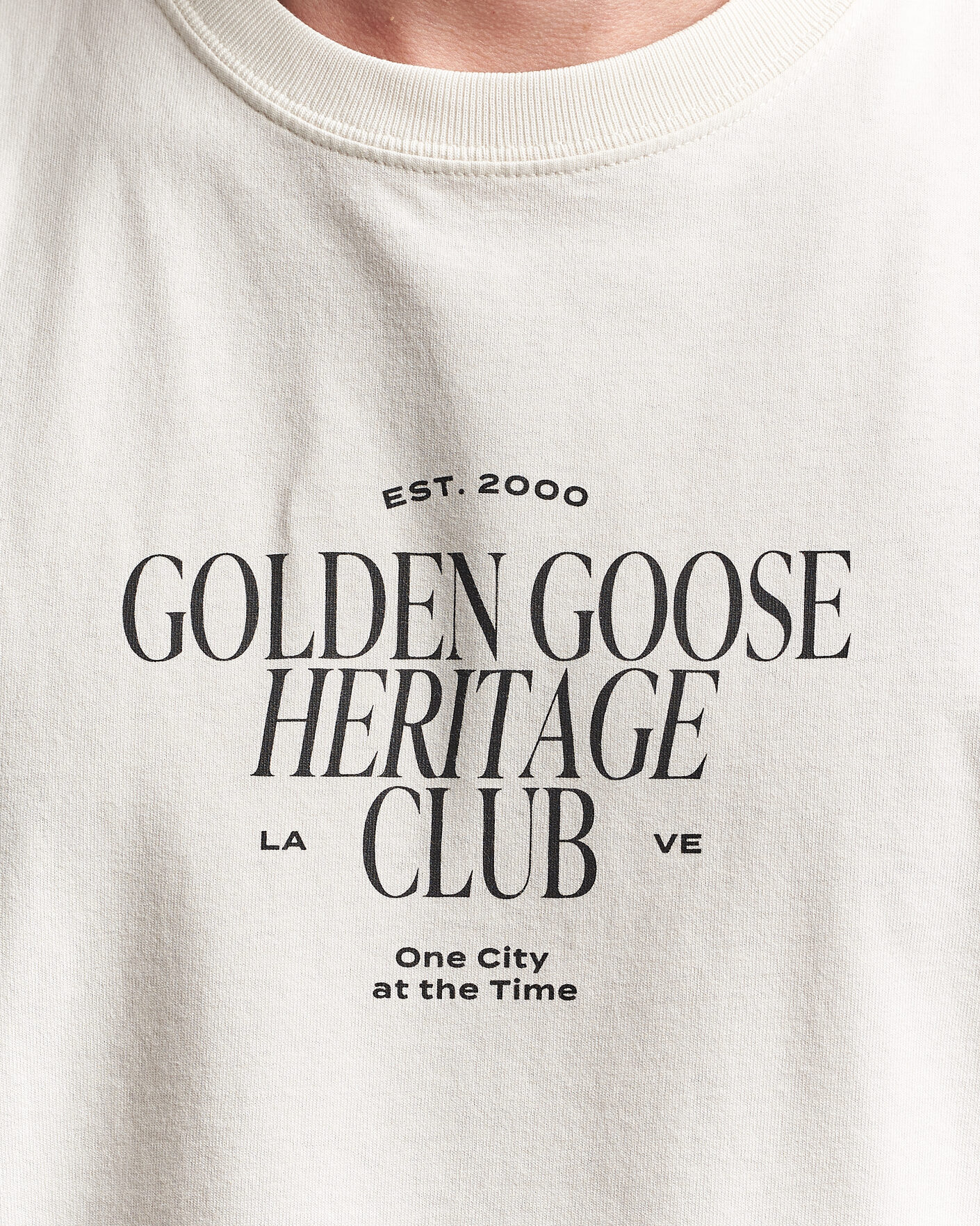 Mies | T-paidat | Golden Goose | Journey Print T-Shirt Heritage White