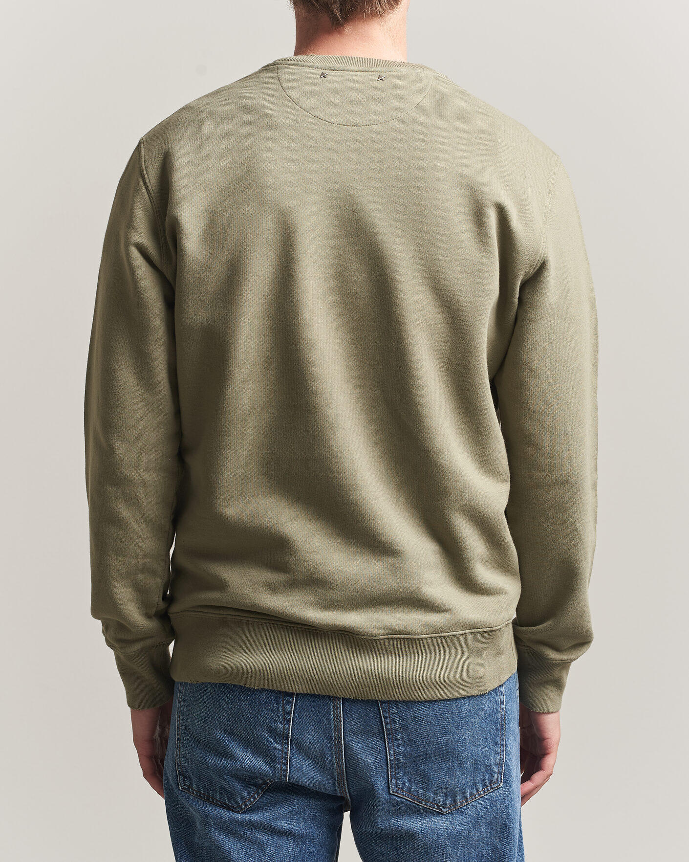 Mies | Puserot | Golden Goose | Garment Dyed Sweatshirt Vintage Kalamata