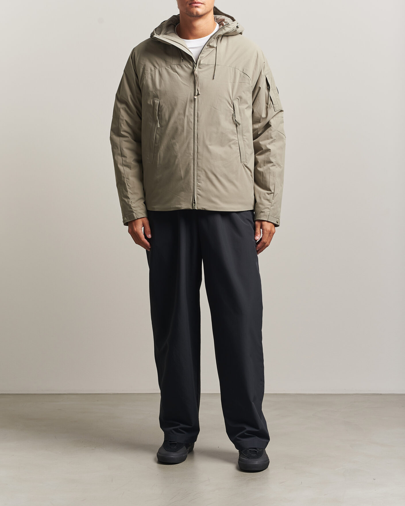 Mies | Takit | C.P. Company | Pro-Tek Lightweight Padded Hood Jacket Light Grey