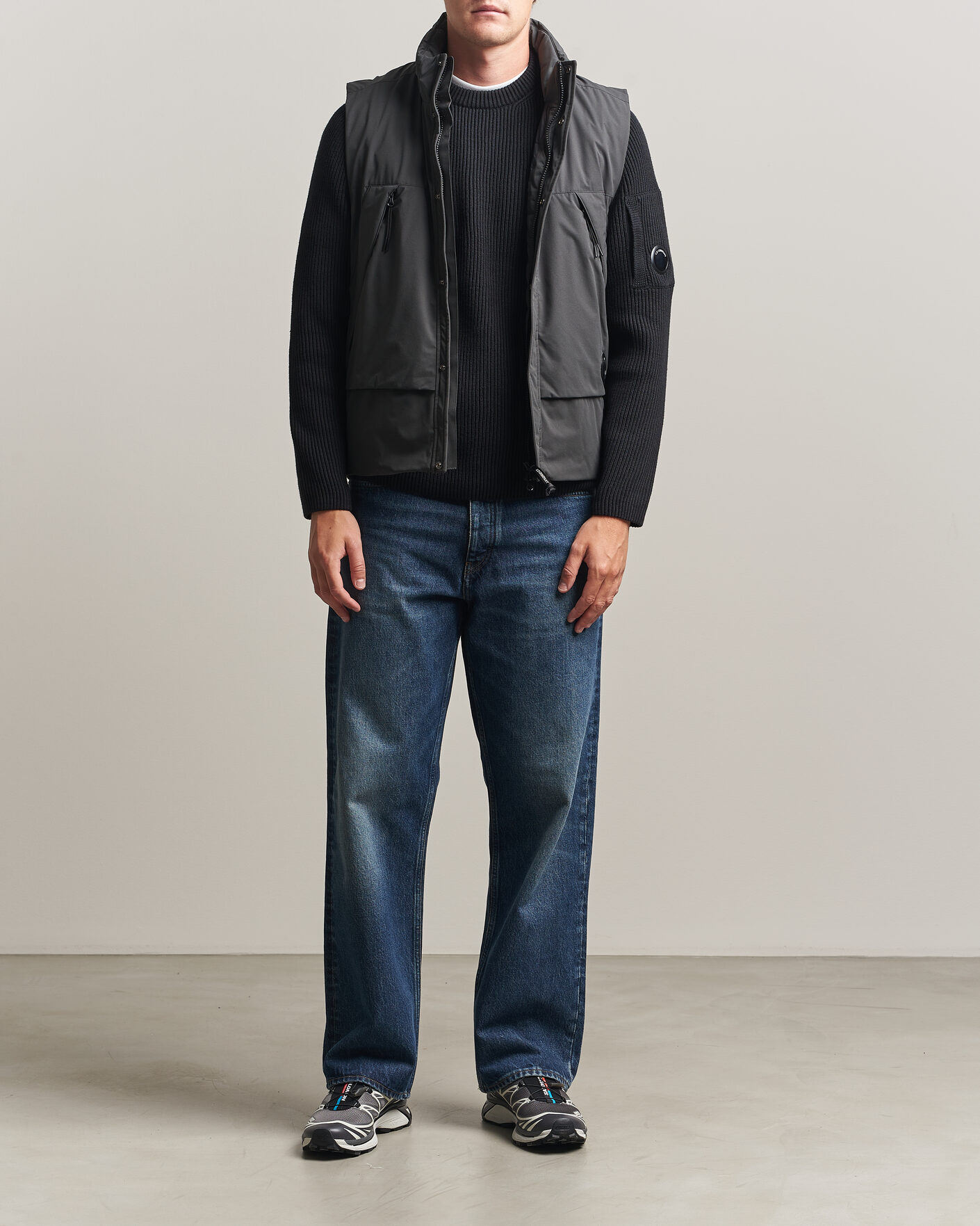 Mies | Ulkoliivit | C.P. Company | Pro-Tek Lightweight Padded Vest Dark Grey
