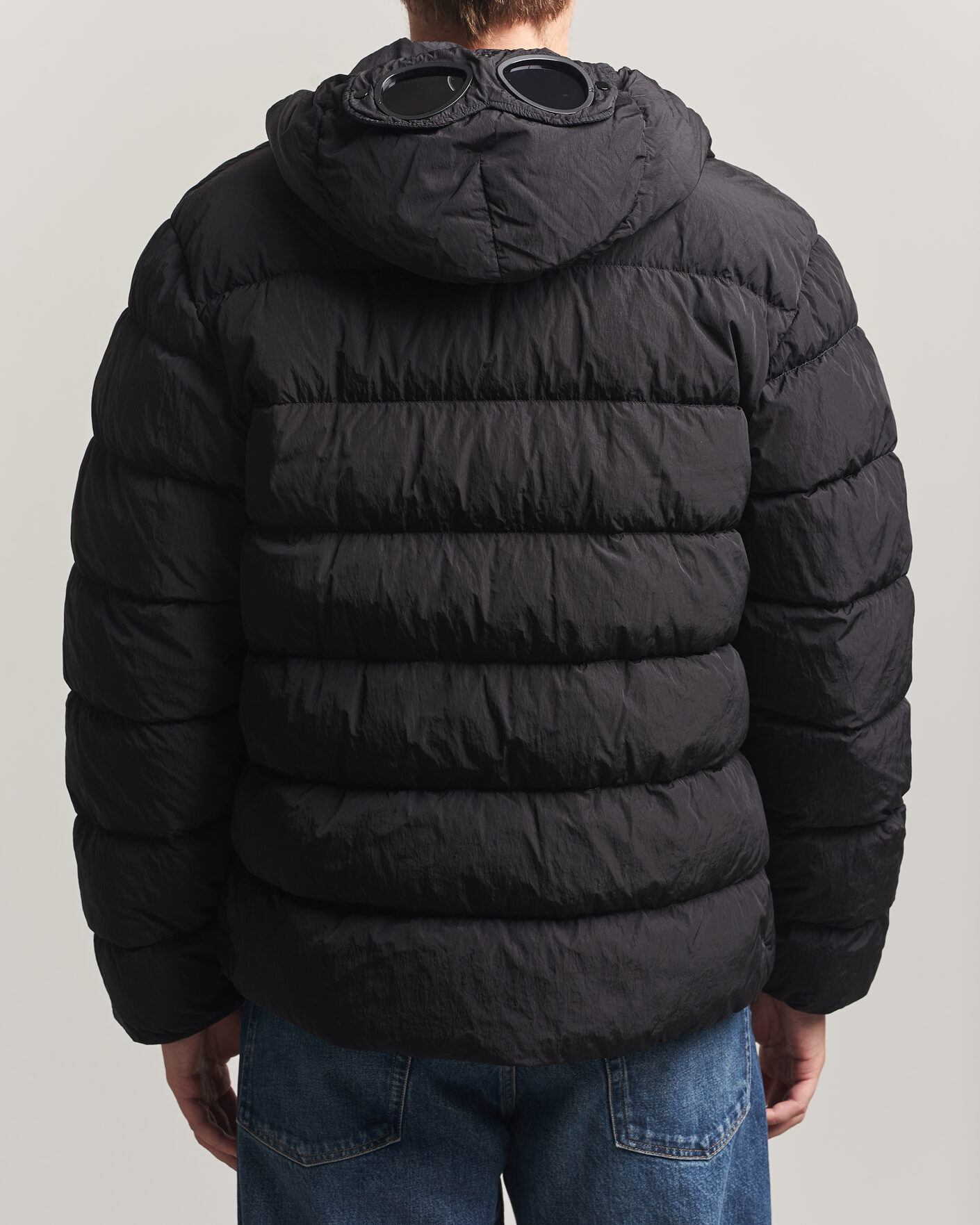 Mies | Takit | C.P. Company | Chrome-R Goggle Down Jacket Black