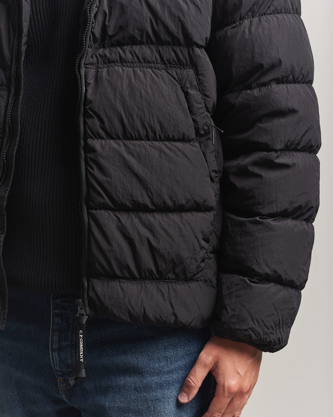 Mies | Takit | C.P. Company | Chrome-R Goggle Down Jacket Black