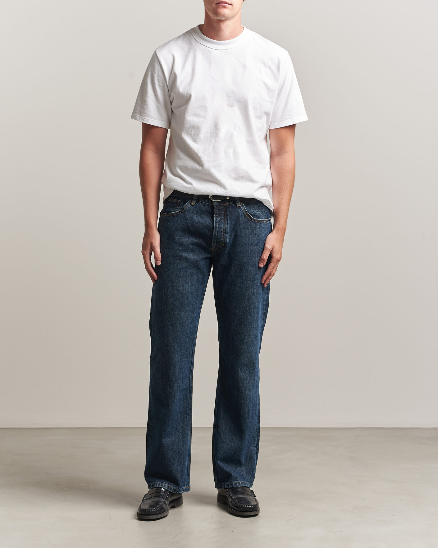 Mies | Farkut | Jeanerica | Arrow Straight Jeans Honey Mid Blue