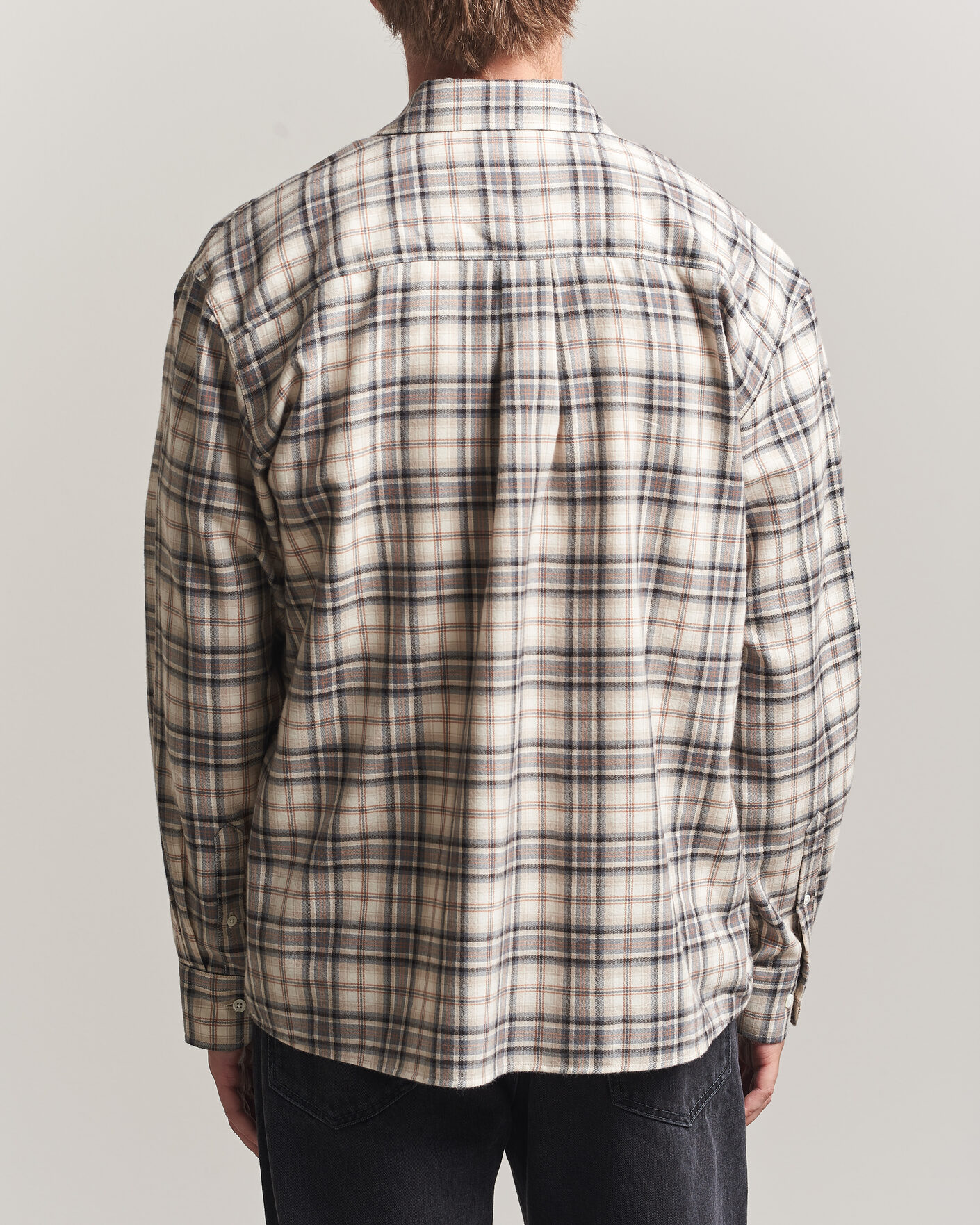 Mies | Kauluspaidat | Jeanerica | Byron Checked Flannel Shirt Brown