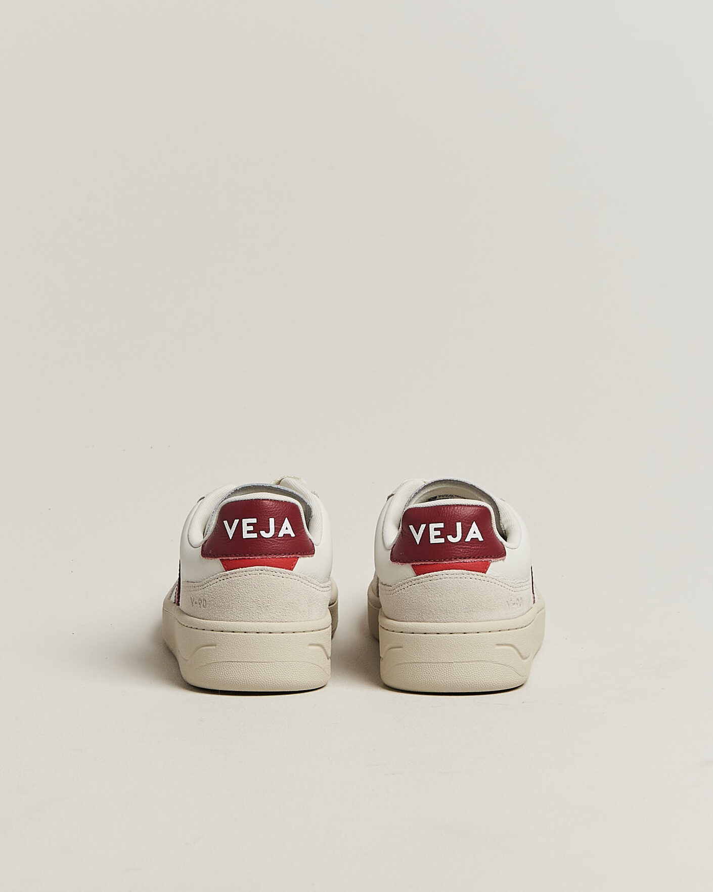 Mies | Tennarit | Veja | V-90 Sneaker White/Marsala Natural