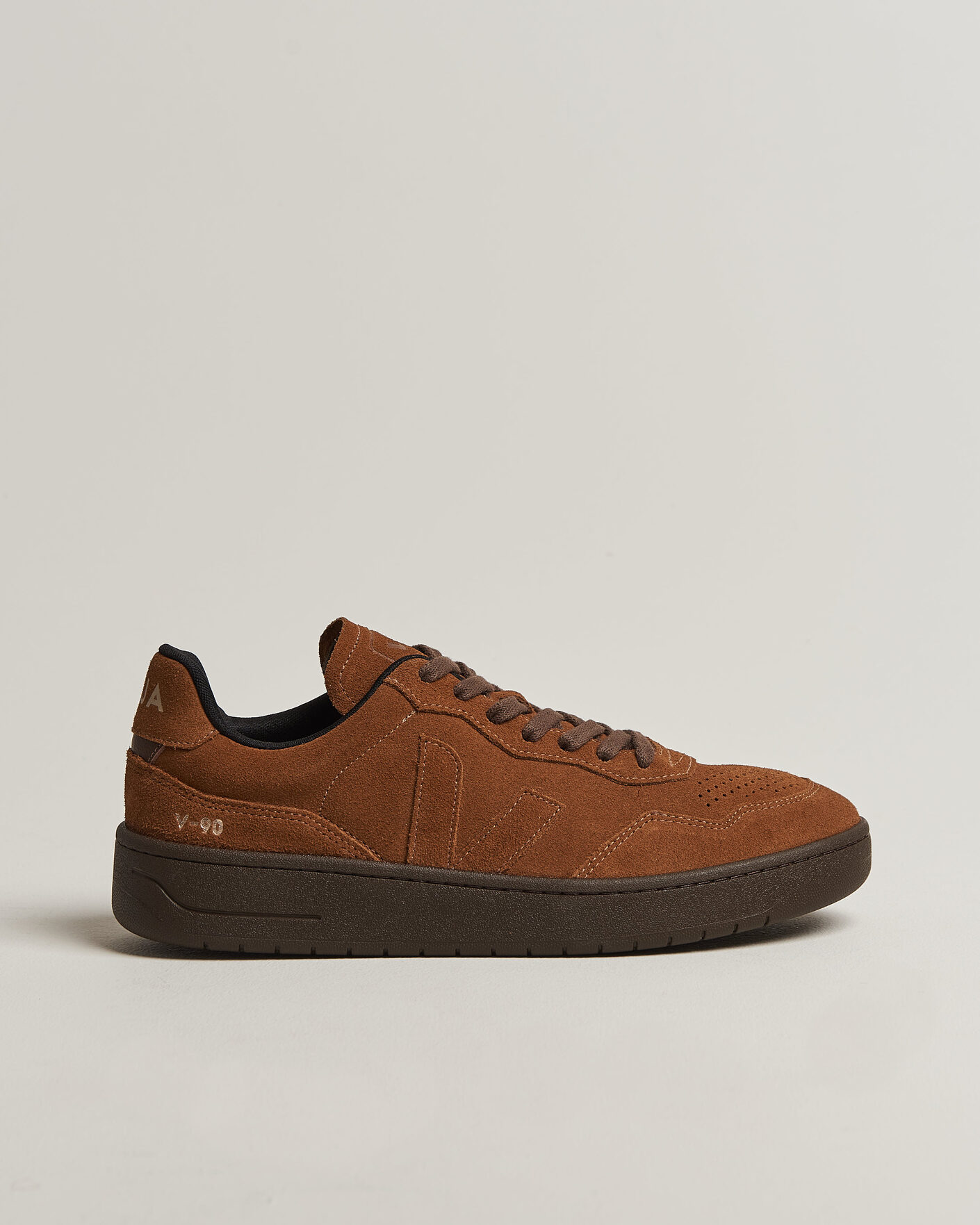 Mies | Tennarit | Veja | V-90 Suede Sneaker Full Cognac/Eagle