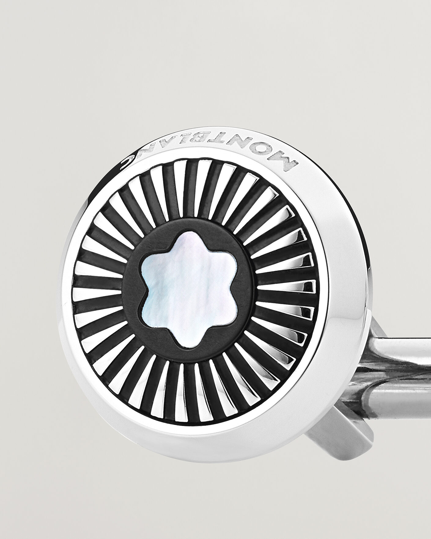 Mies | Kalvosinnapit | Montblanc | Ray Pattern Mother-of-Pearl Snowcap Cufflinks