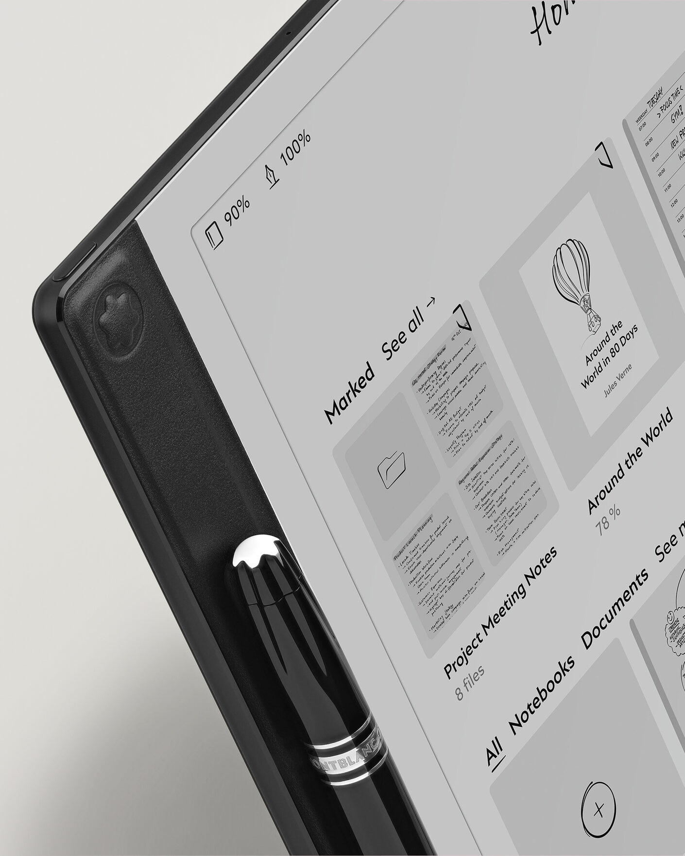 Mies | Lehtiöt | Montblanc | Digital Paper Mystery Black 