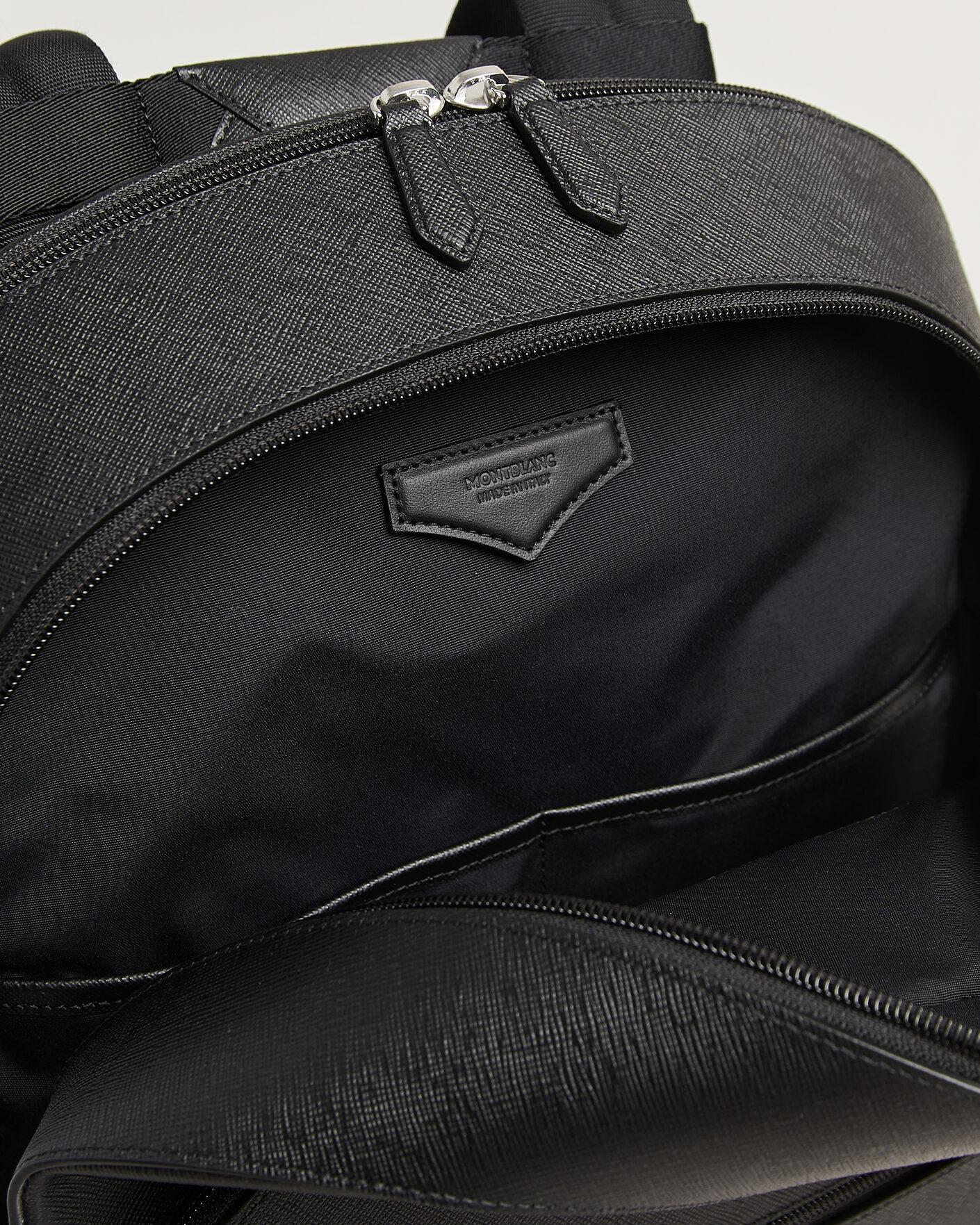 Mies | Montblanc Sartorial Large Backpack 3 Compartments Black | Montblanc | Sartorial Large Backpack 3 Compartments Black