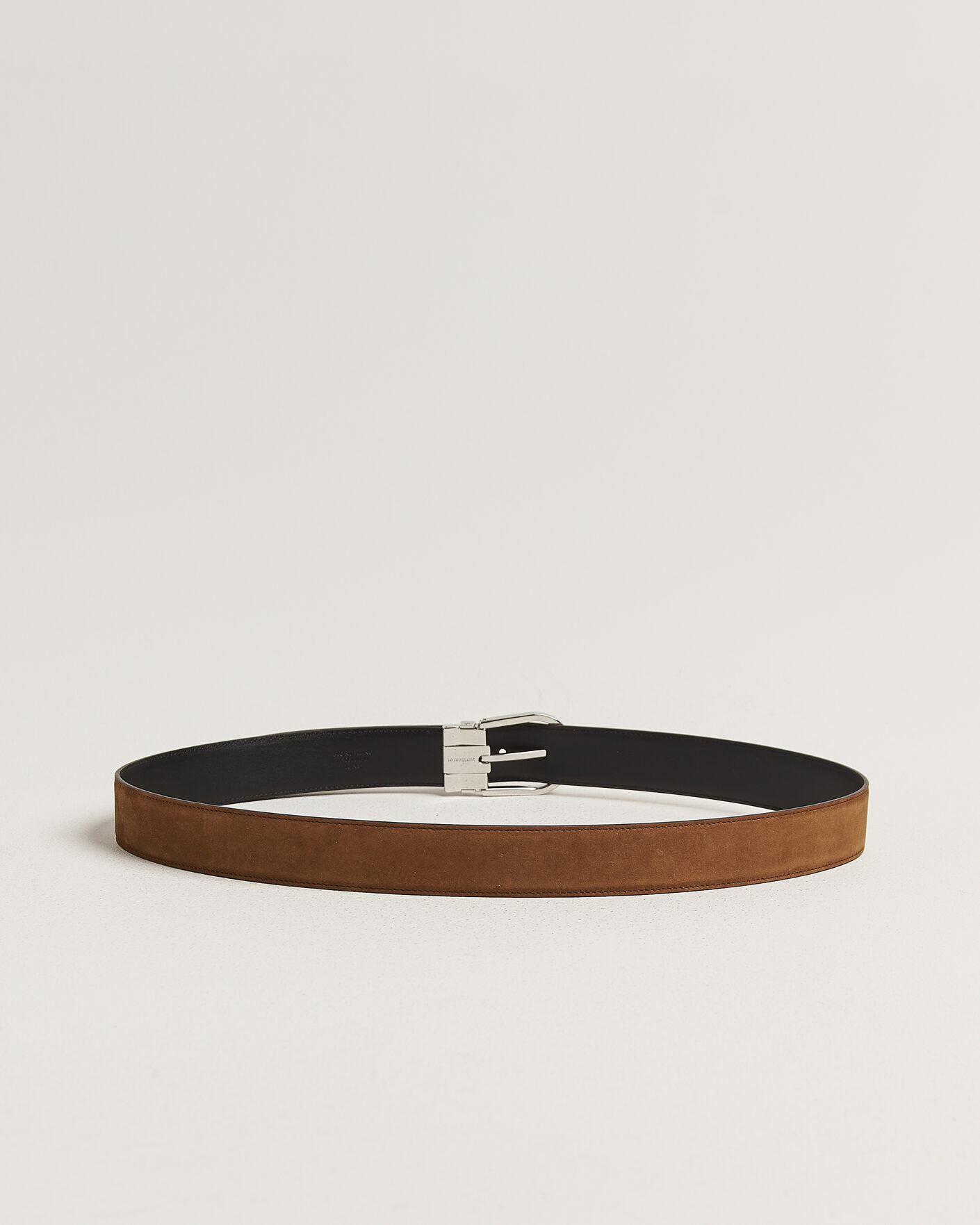 Mies | Vyöt | Montblanc | 35mm Reversible Suede/Calf Horseshoe Belt Brown/Black