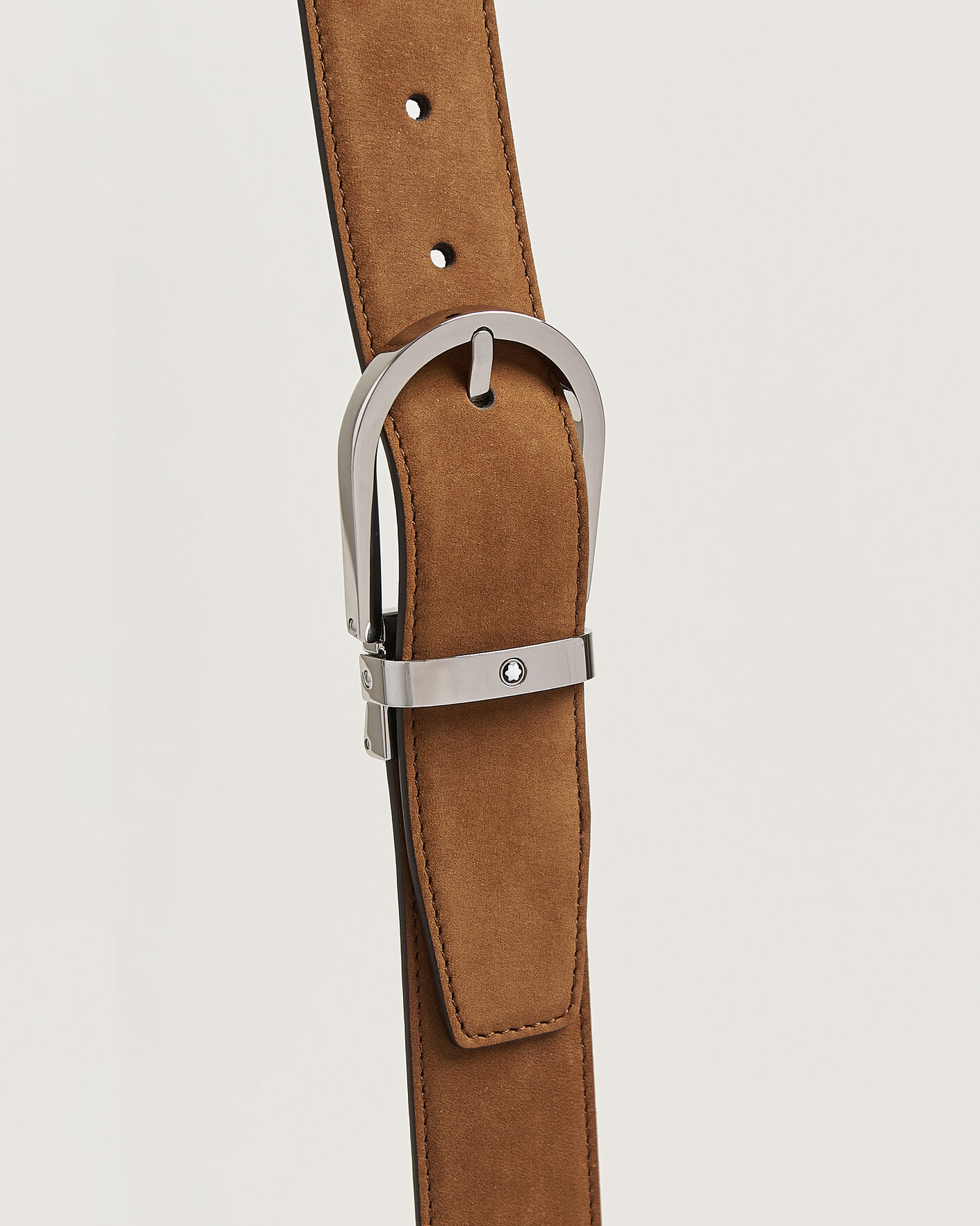 Mies | Vyöt | Montblanc | 35mm Reversible Suede/Calf Horseshoe Belt Brown/Black