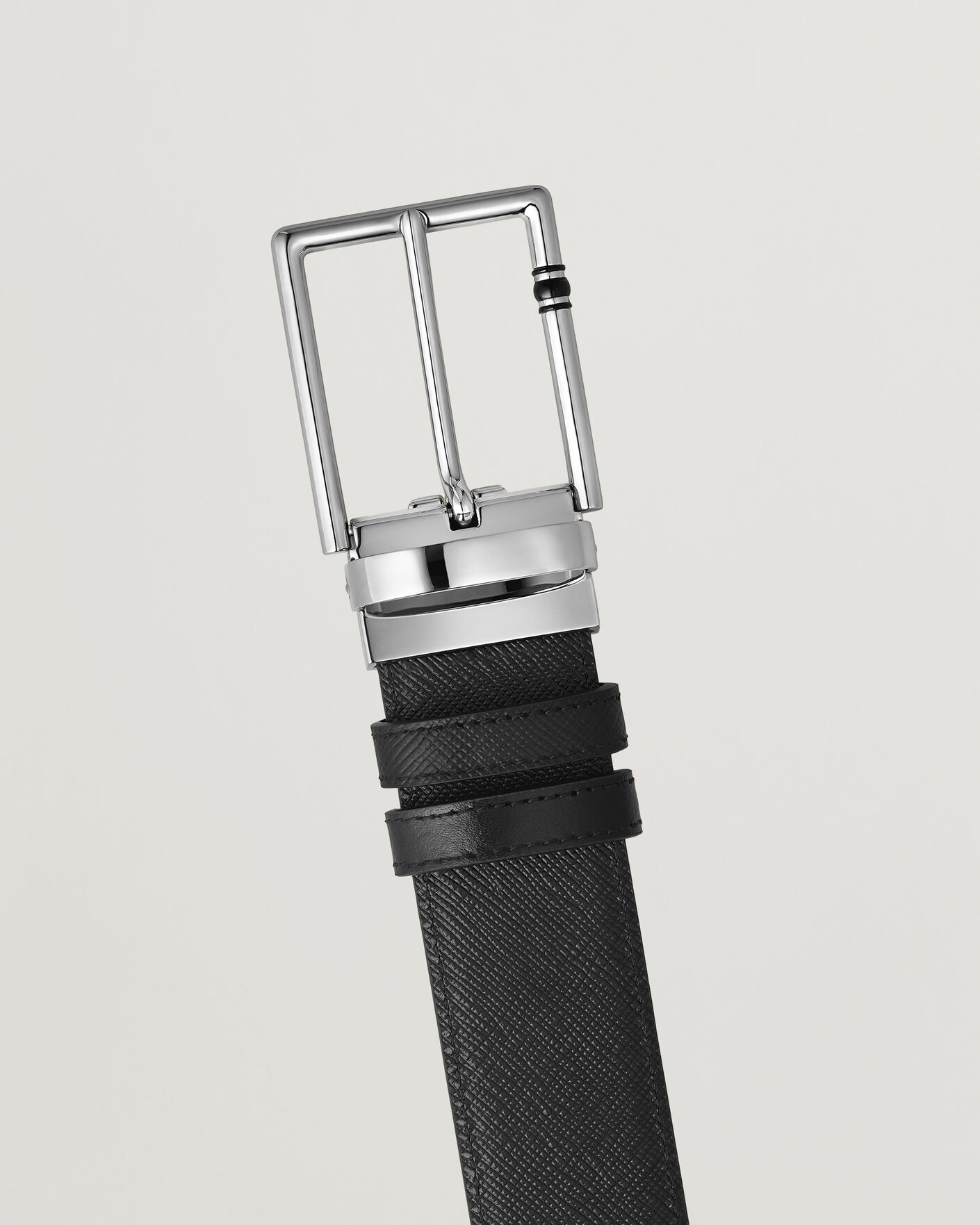 Mies | Vyöt | Montblanc | 35mm Reversible Calf/Sartorial Belt Black