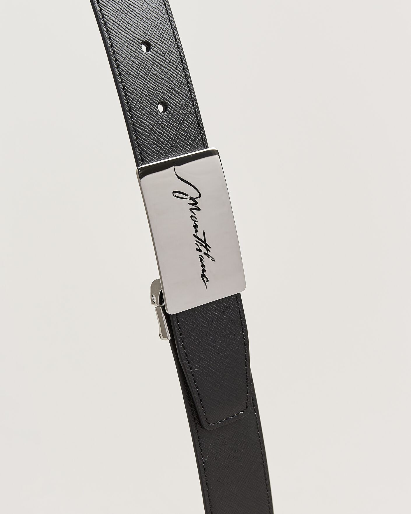 Mies | Vyöt | Montblanc | 35mm Reversible Sartorial/Calf Logo Belt Black