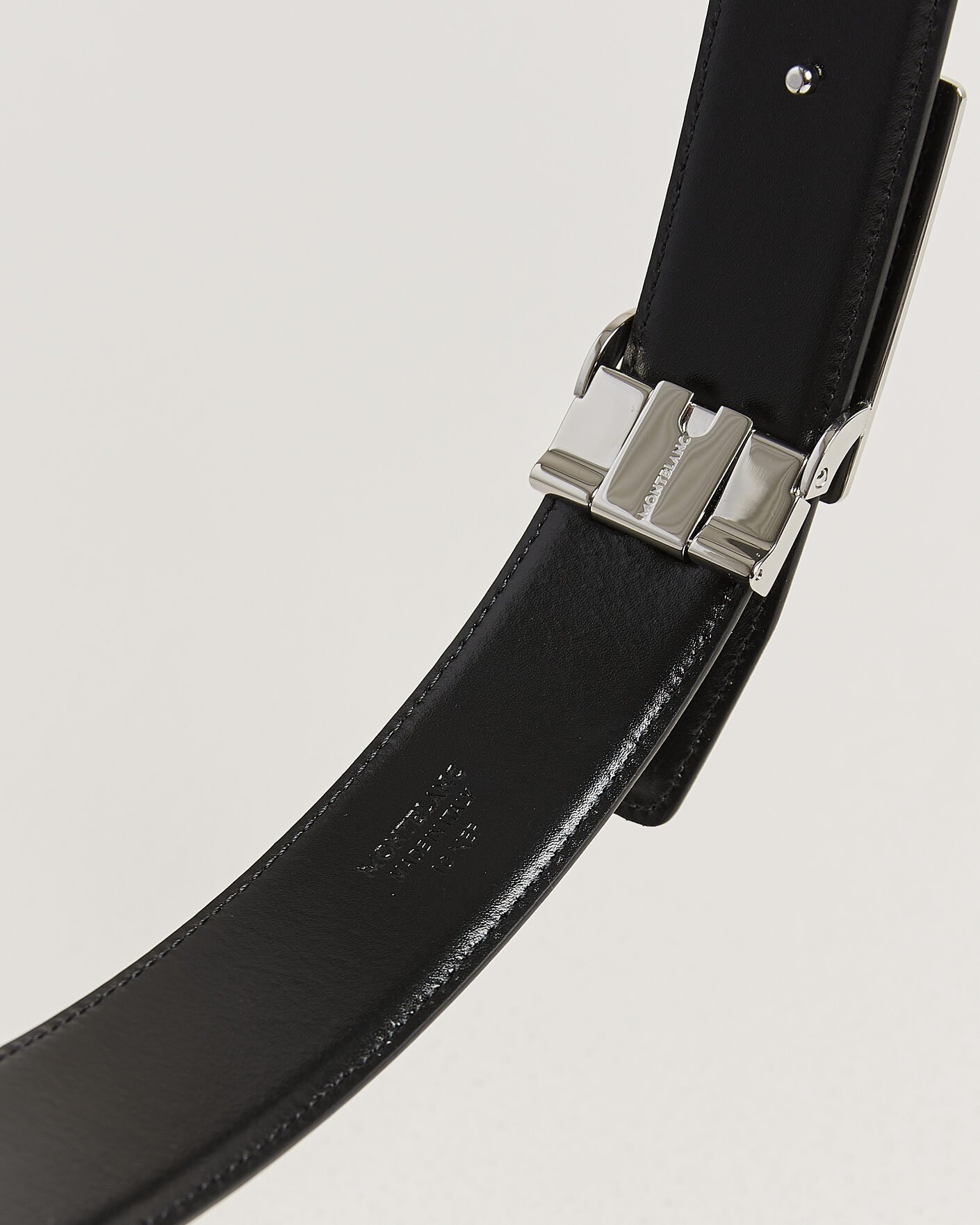 Mies | Vyöt | Montblanc | 35mm Reversible Sartorial/Calf Logo Belt Black