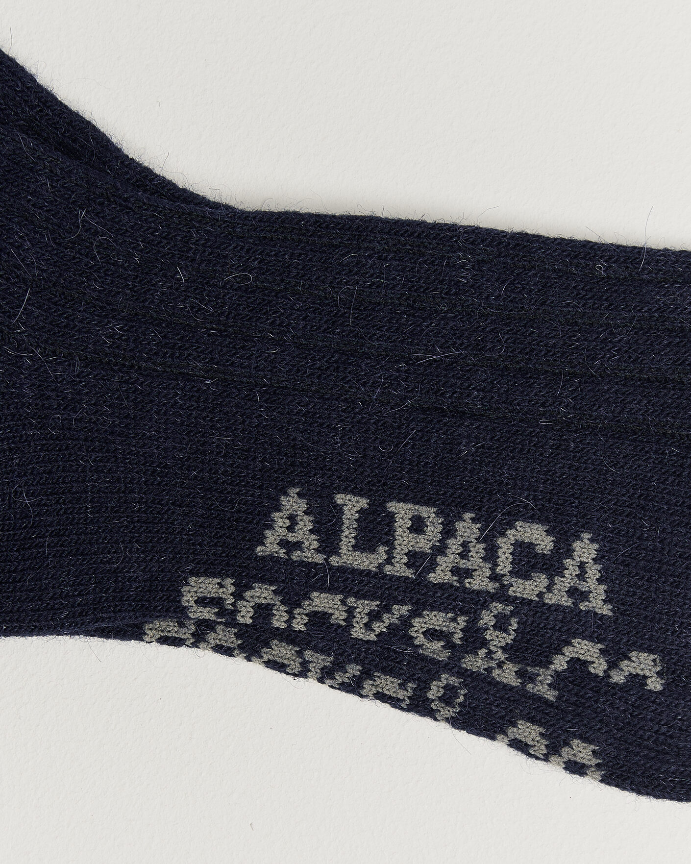 Mies | Alusvaatteet | Alpacasocks & Co | 2-Pack Ribbed Alpacka Wool Socks Navy