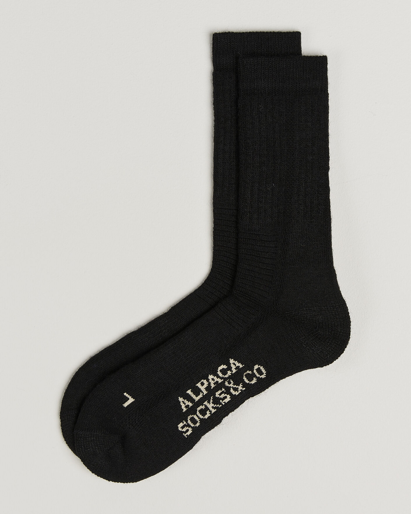 Mies | Alusvaatteet | Alpacasocks & Co | 2-Pack Heavy Alpacka Wool Socks Black