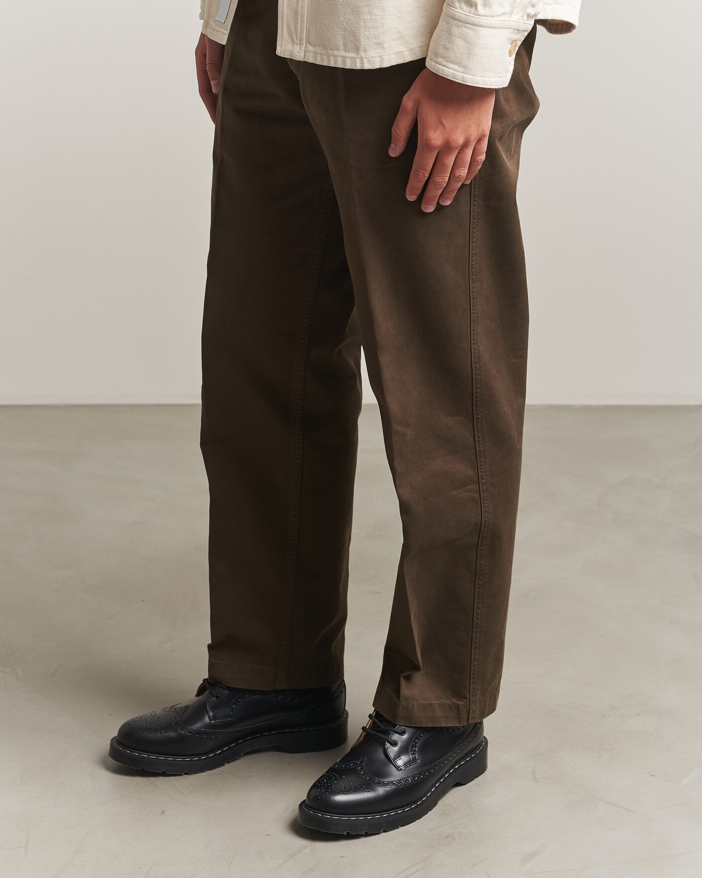 Mies | Brogue-kengät | Solovair | American Brogue Shoe Black Shine