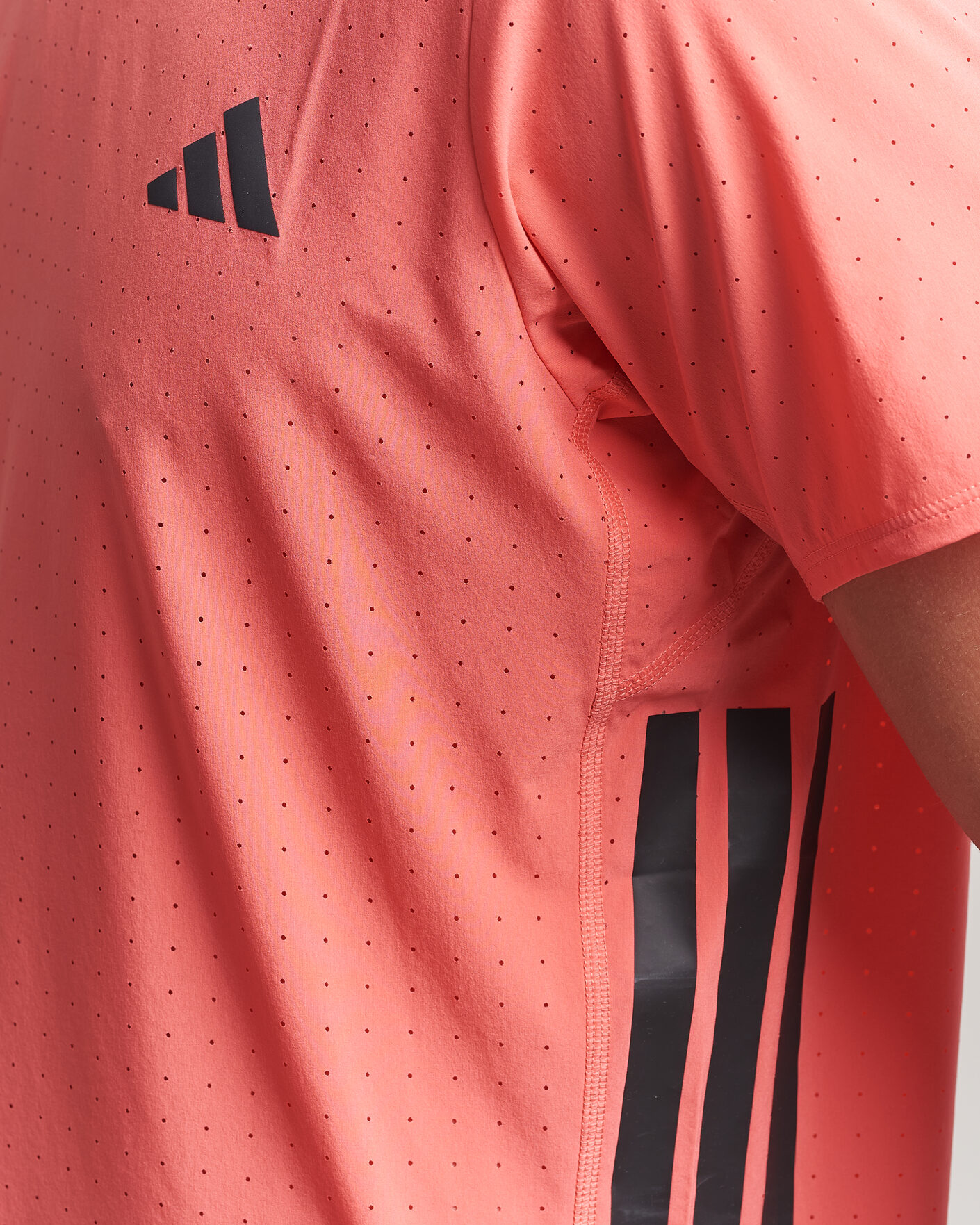 Mies | T-paidat | adidas Performance | Adizero Running T-Shirt Red