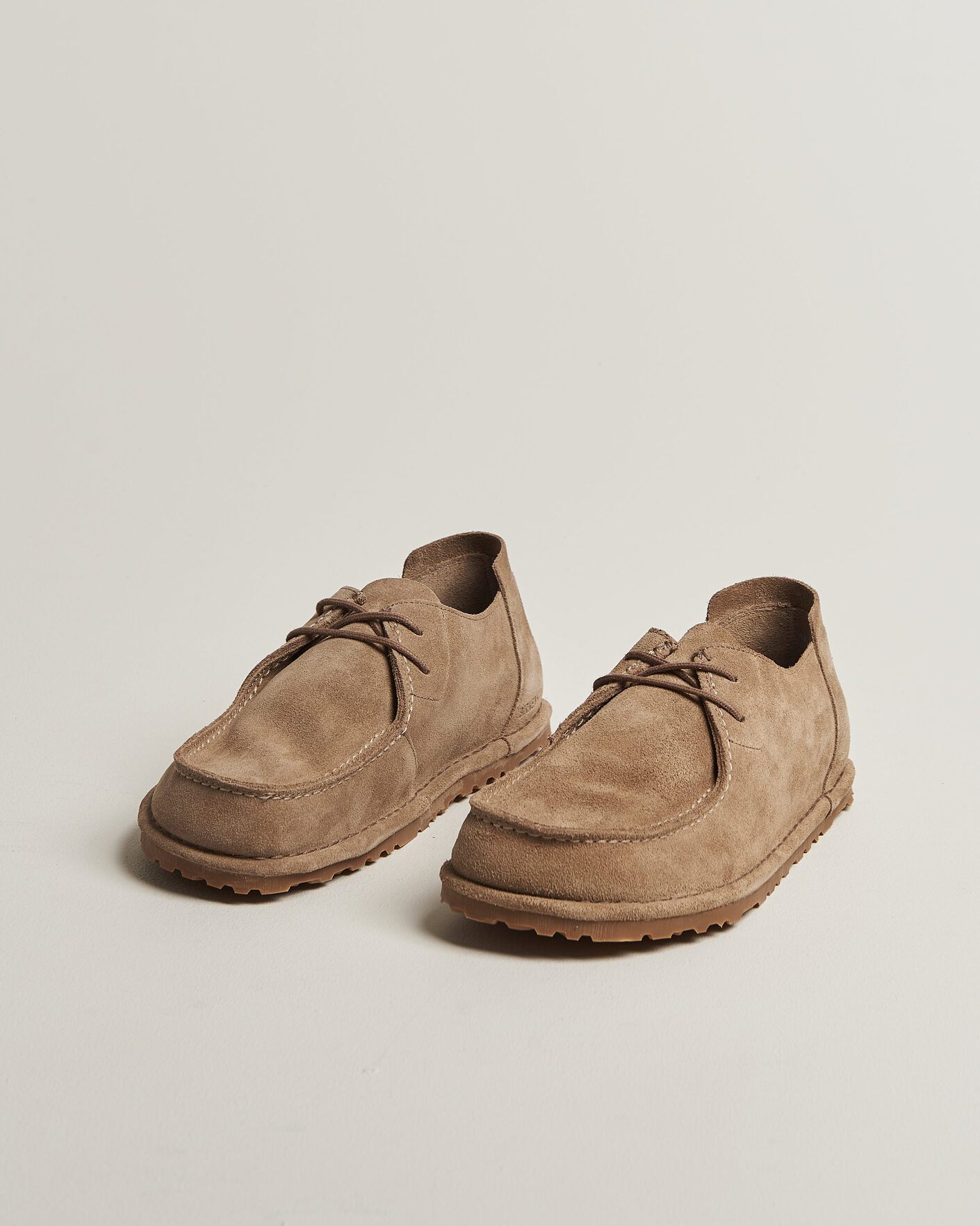 Mies | Loaferit | BIRKENSTOCK | Utti Lace Loafer Gray Taupe Suede