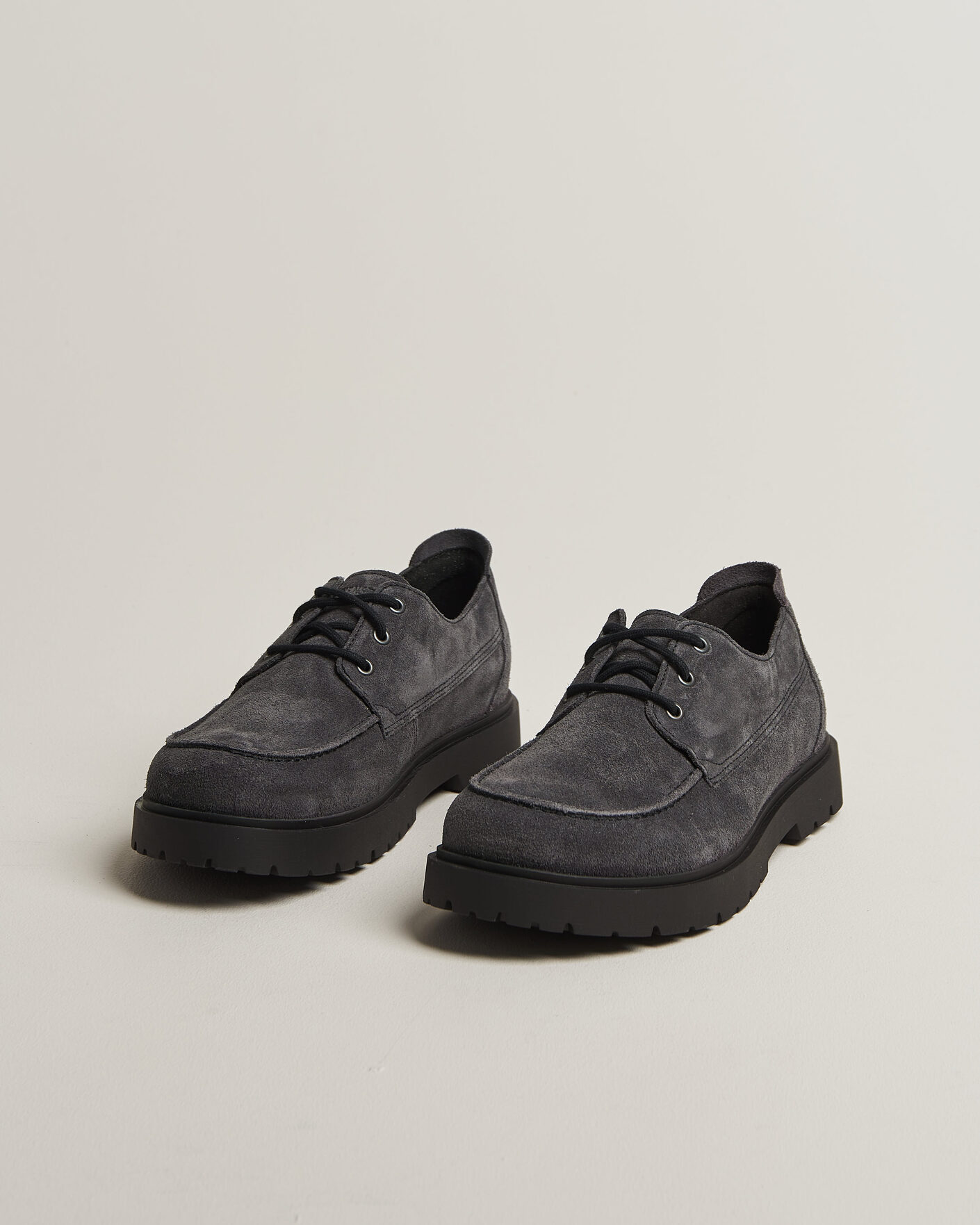 Mies | Derby-kengät | BIRKENSTOCK | Highwood Moc Lace Charcoal Suede