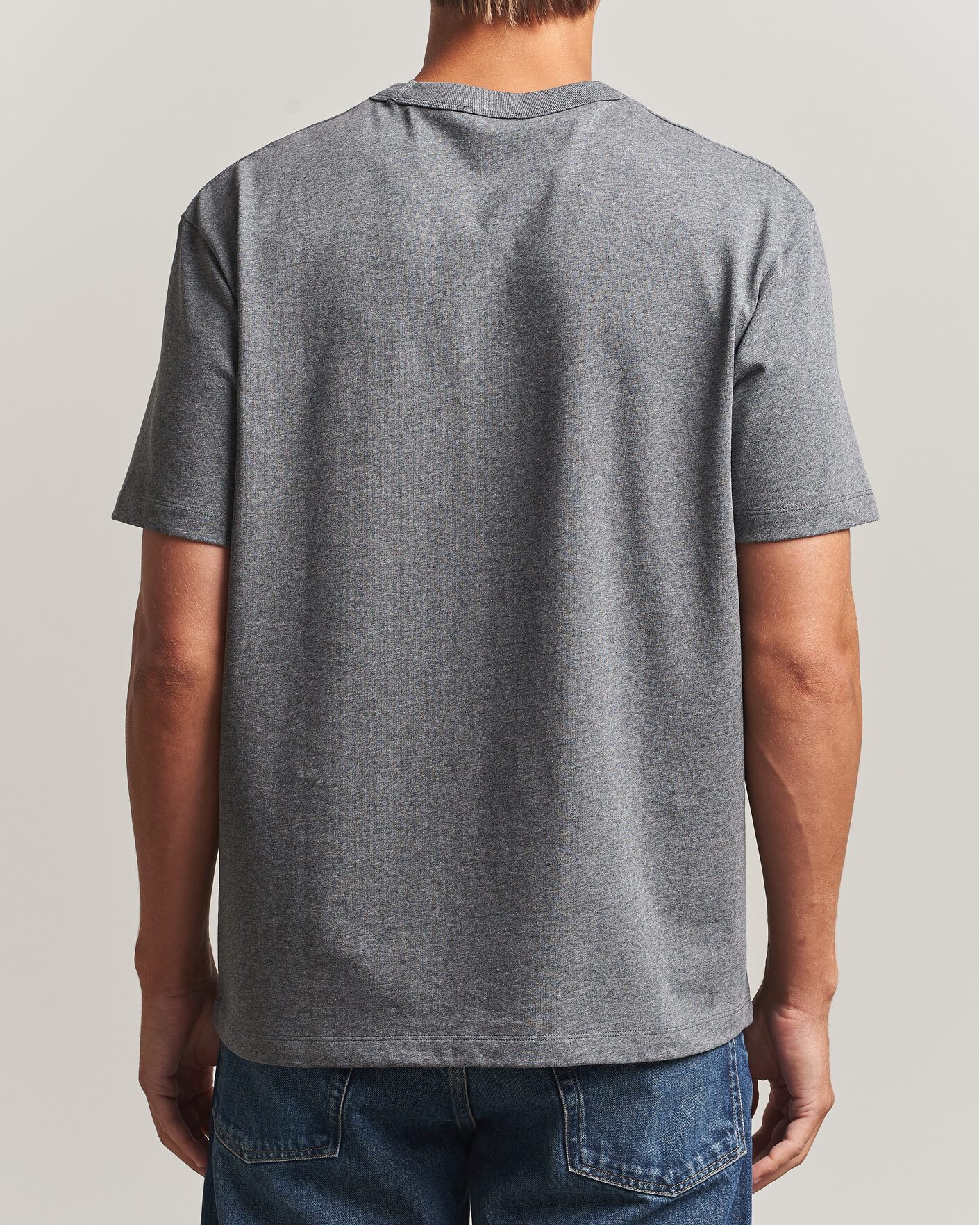 Mies | T-paidat | A.P.C. | Boxy Fit Petit VPC T-Shirt Heathered Anthracite