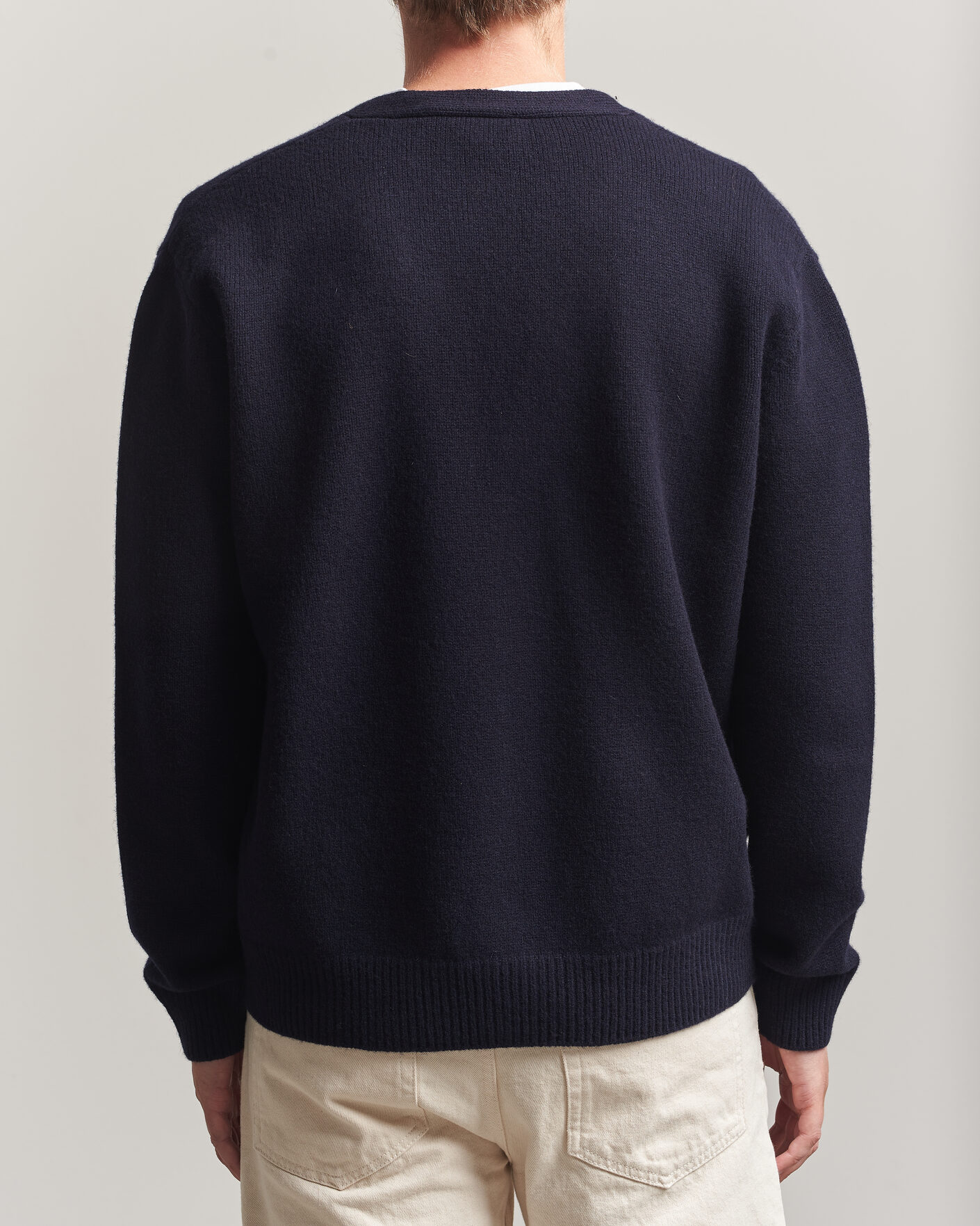 Mies | Puserot | A.P.C. | Kevin Wool Knitted Cardigan Dark Navy