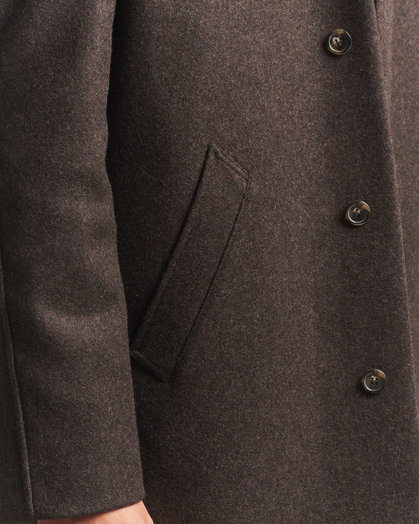 Mies | Takit | A.P.C. | Auster Wool Coat Maroon Melange