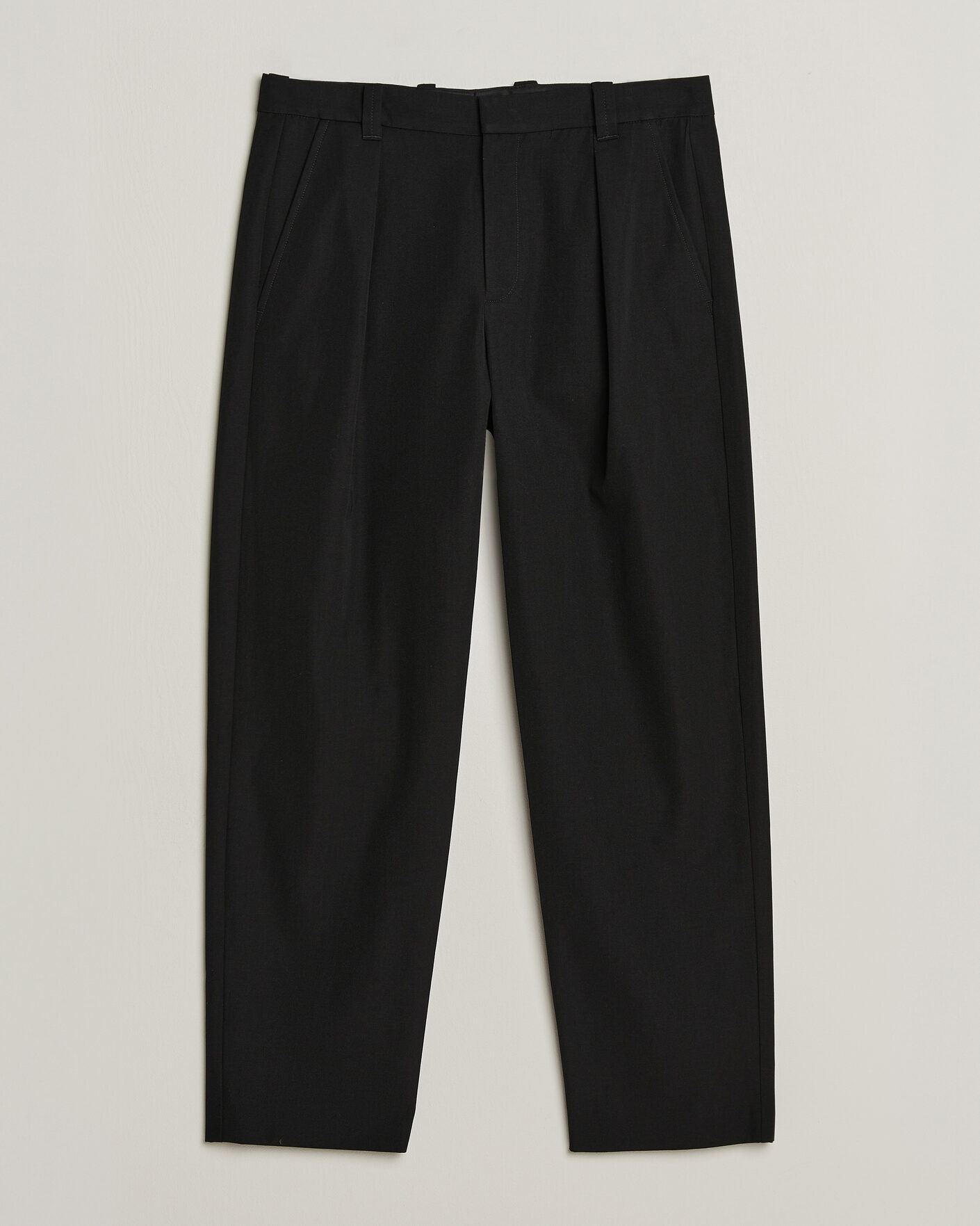 Mies | Housut | A.P.C. | Renato Pleated Trousers Black