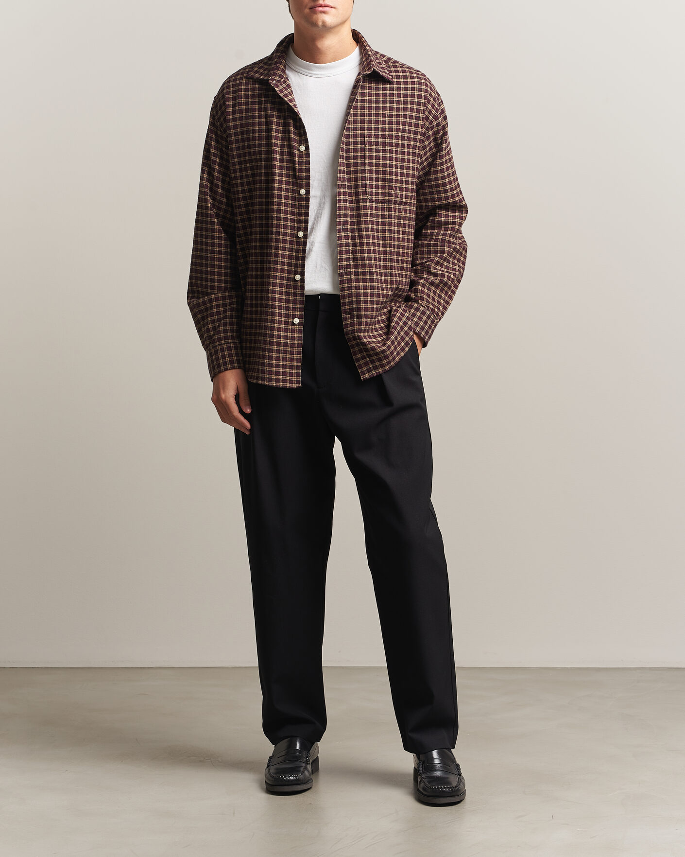 Mies | Housut | A.P.C. | Renato Pleated Trousers Black
