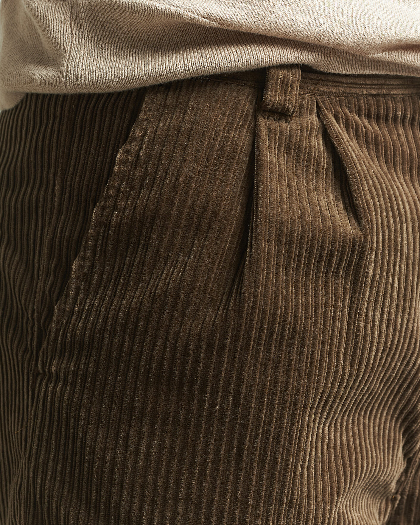 Mies | Housut | A.P.C. | Ricky Corduroy Trousers Taupe