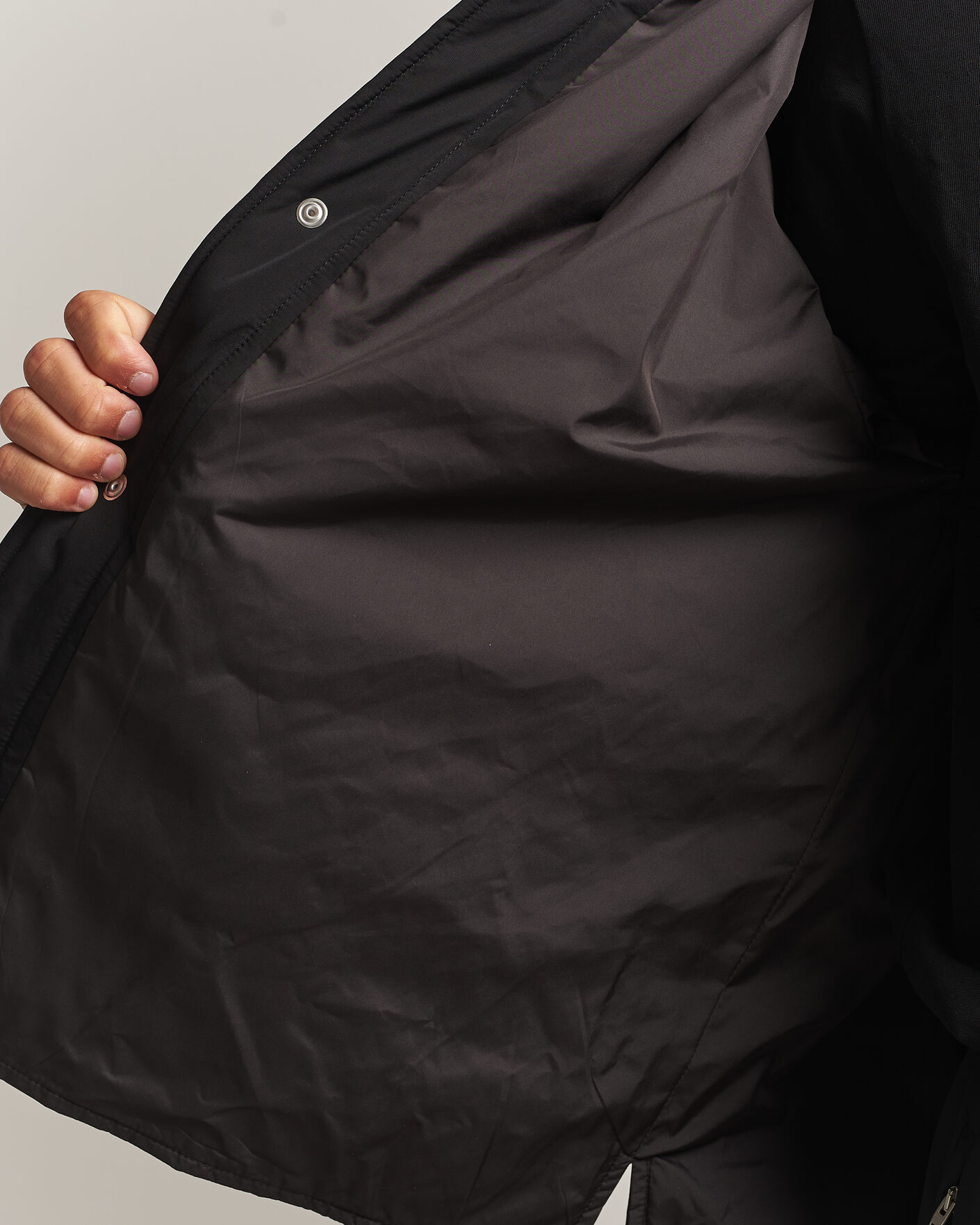 Mies | Takit | AMI | Padded Shirt Jacket Black