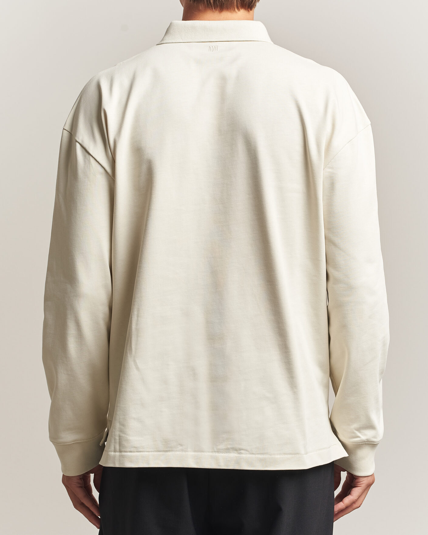 Mies | Puserot | AMI | Heritage Logo Rugger Ivory