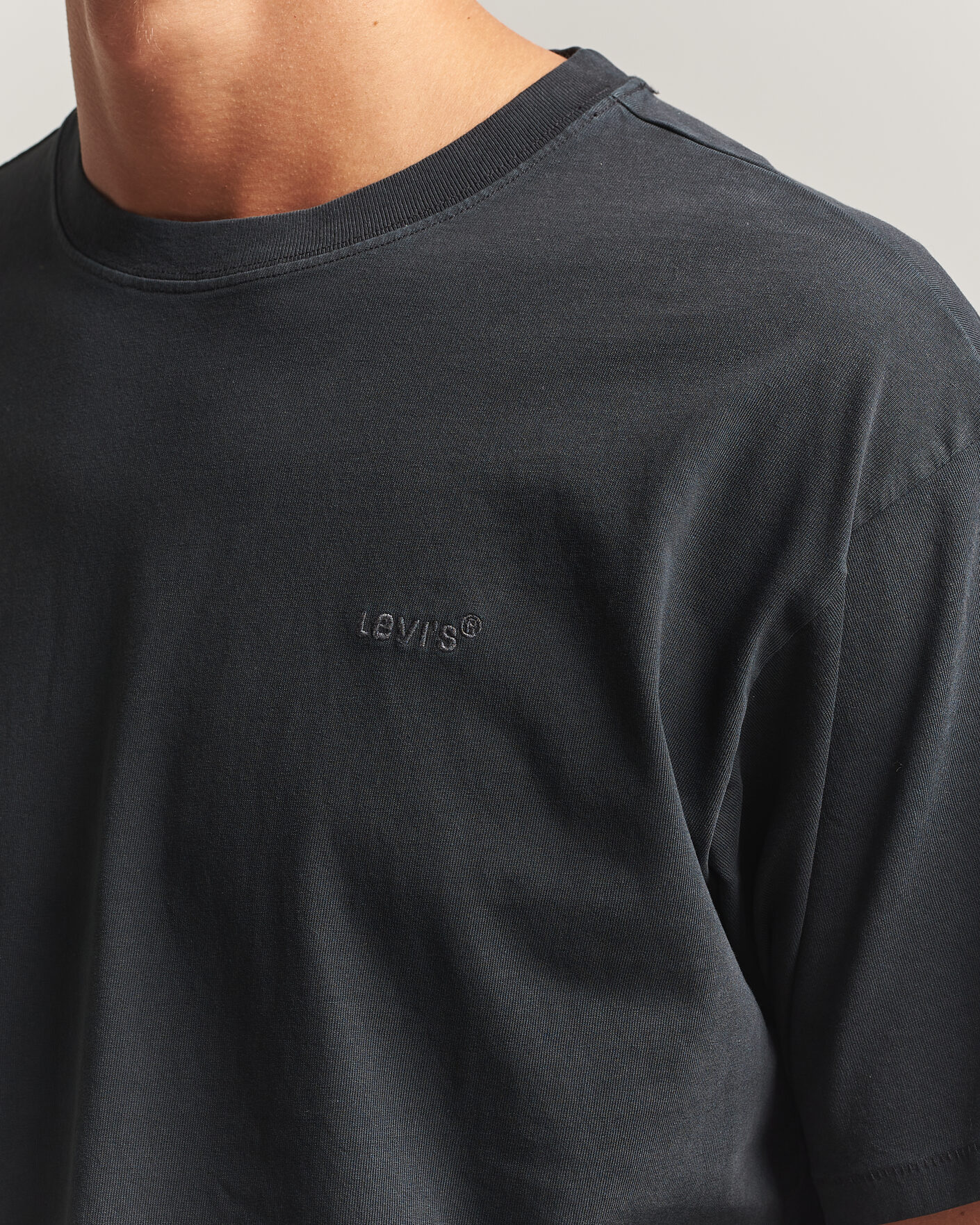 Mies | T-paidat | Levi's | Red Tab Vintage T-Shirt Weathered Finish Jet Black