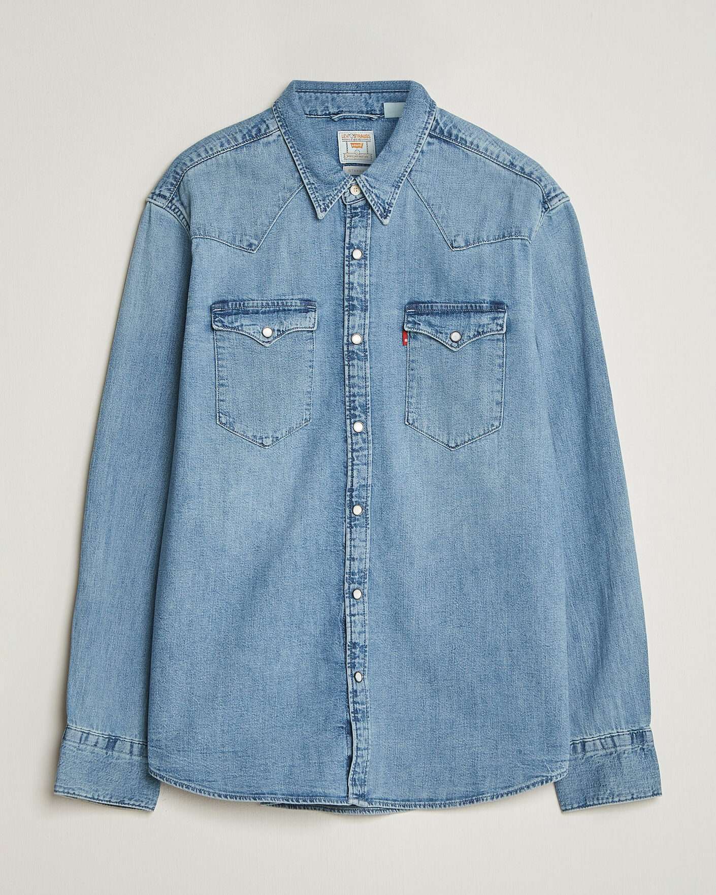 Mies | Kauluspaidat | Levi's | Barstow Western Standard Shirt Blue Sky Mountain Light