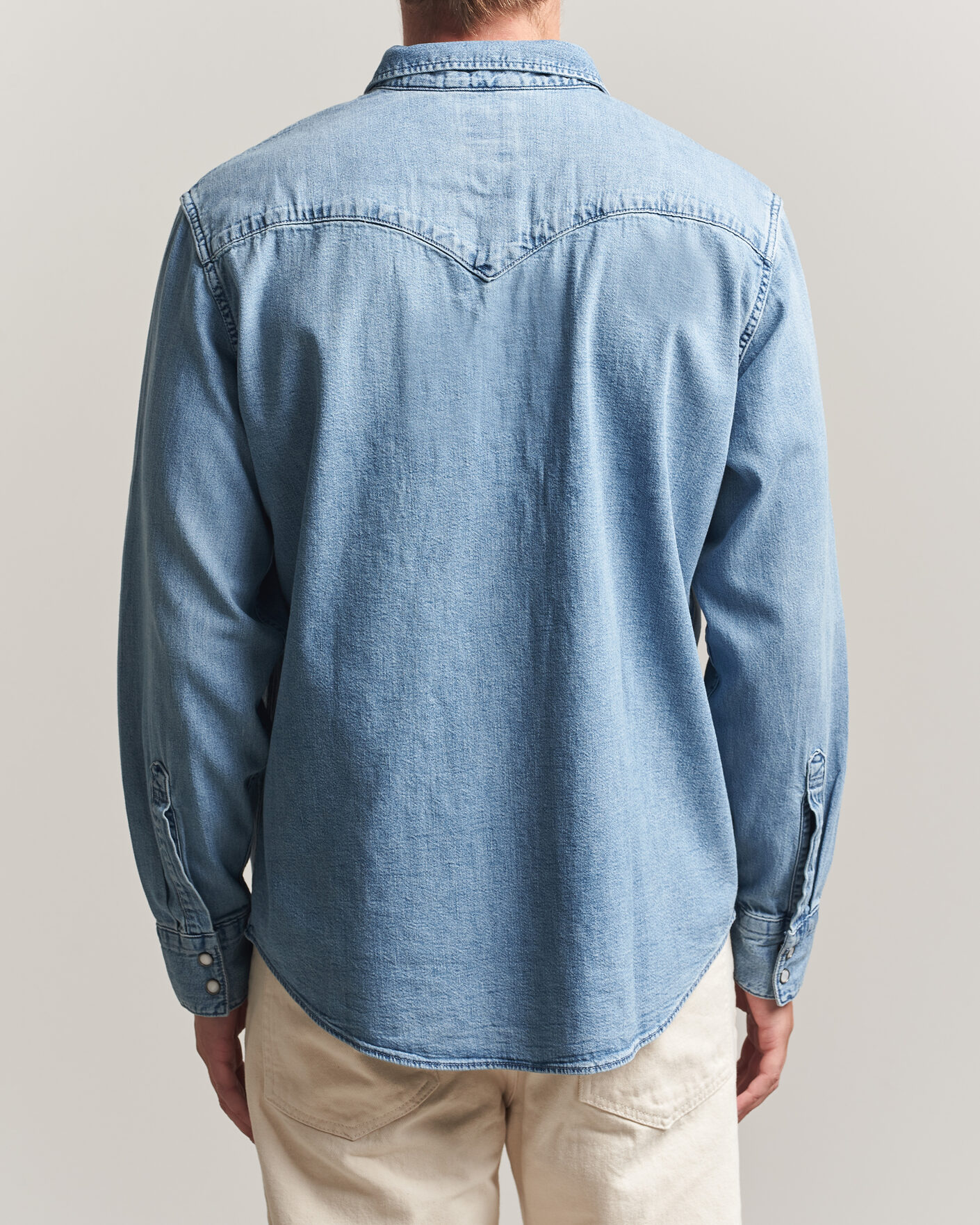 Mies | Kauluspaidat | Levi's | Barstow Western Standard Shirt Blue Sky Mountain Light