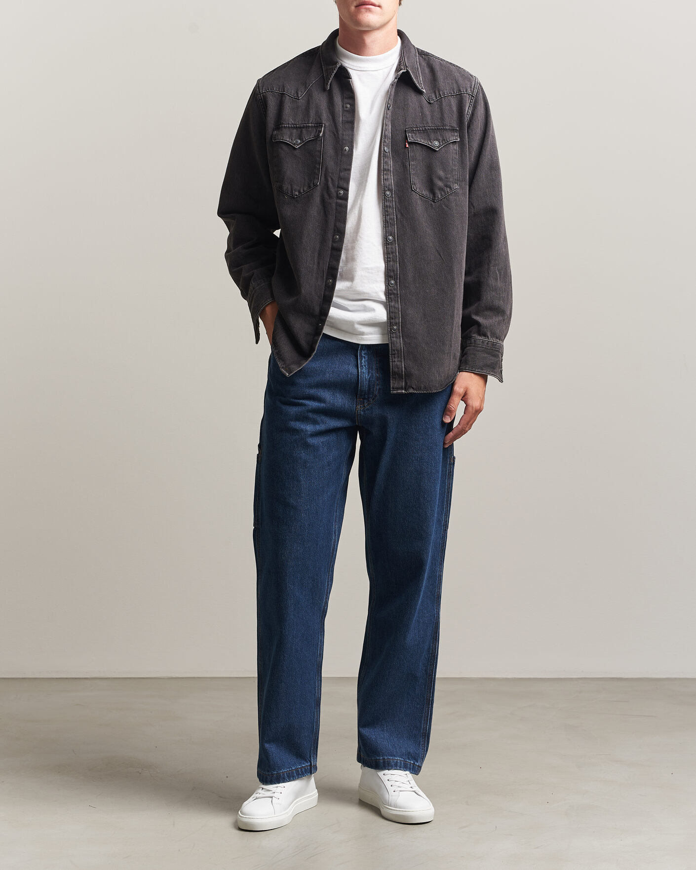 Mies | Kauluspaidat | Levi's | Barstow Western Standard Shirt Thermodapt Black