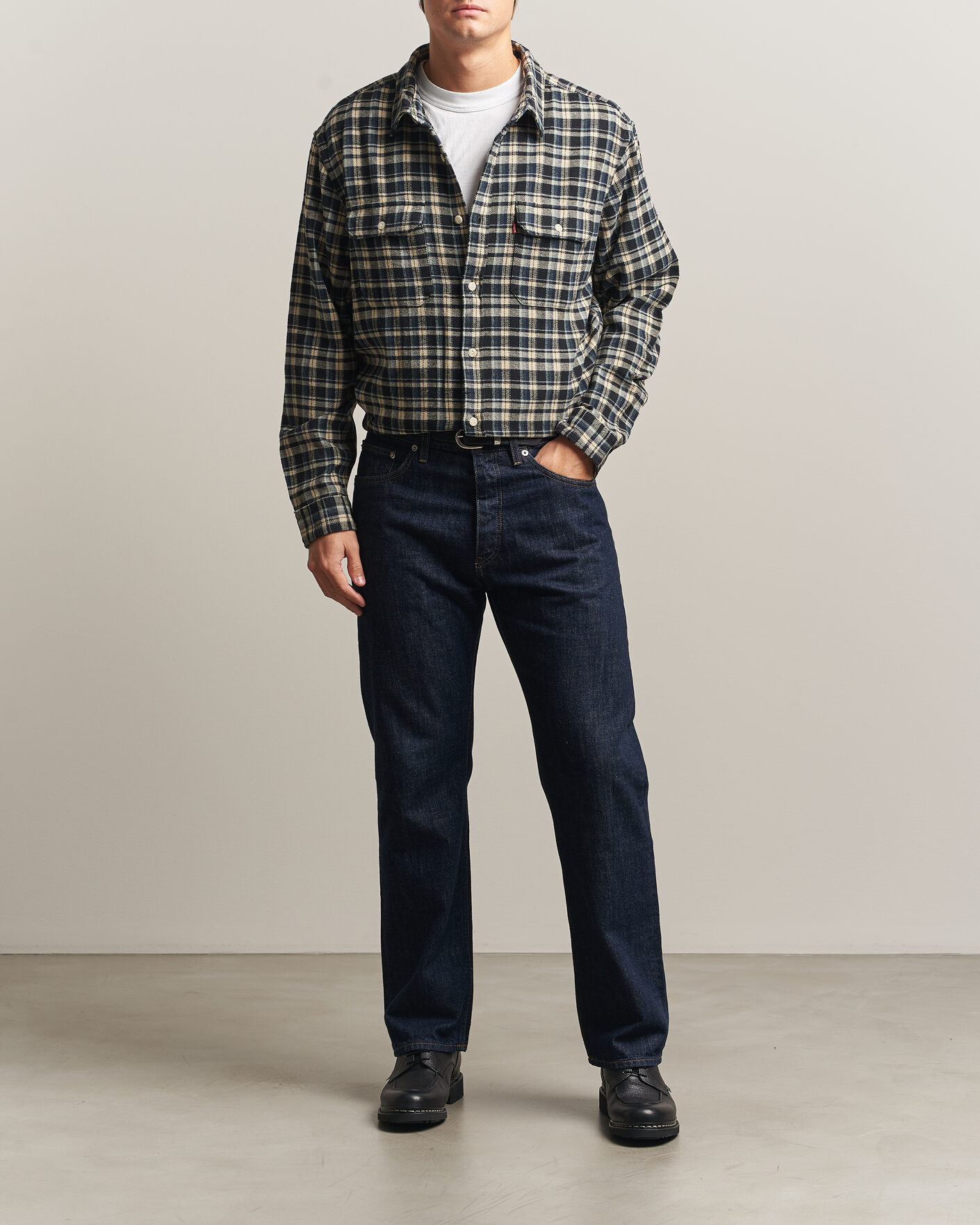 Mies | Kauluspaidat | Levi's | Jackson Worker Shirt Jet Black