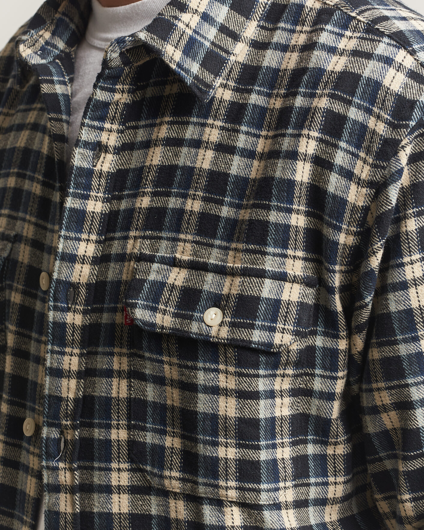 Mies | Kauluspaidat | Levi's | Jackson Worker Shirt Jet Black
