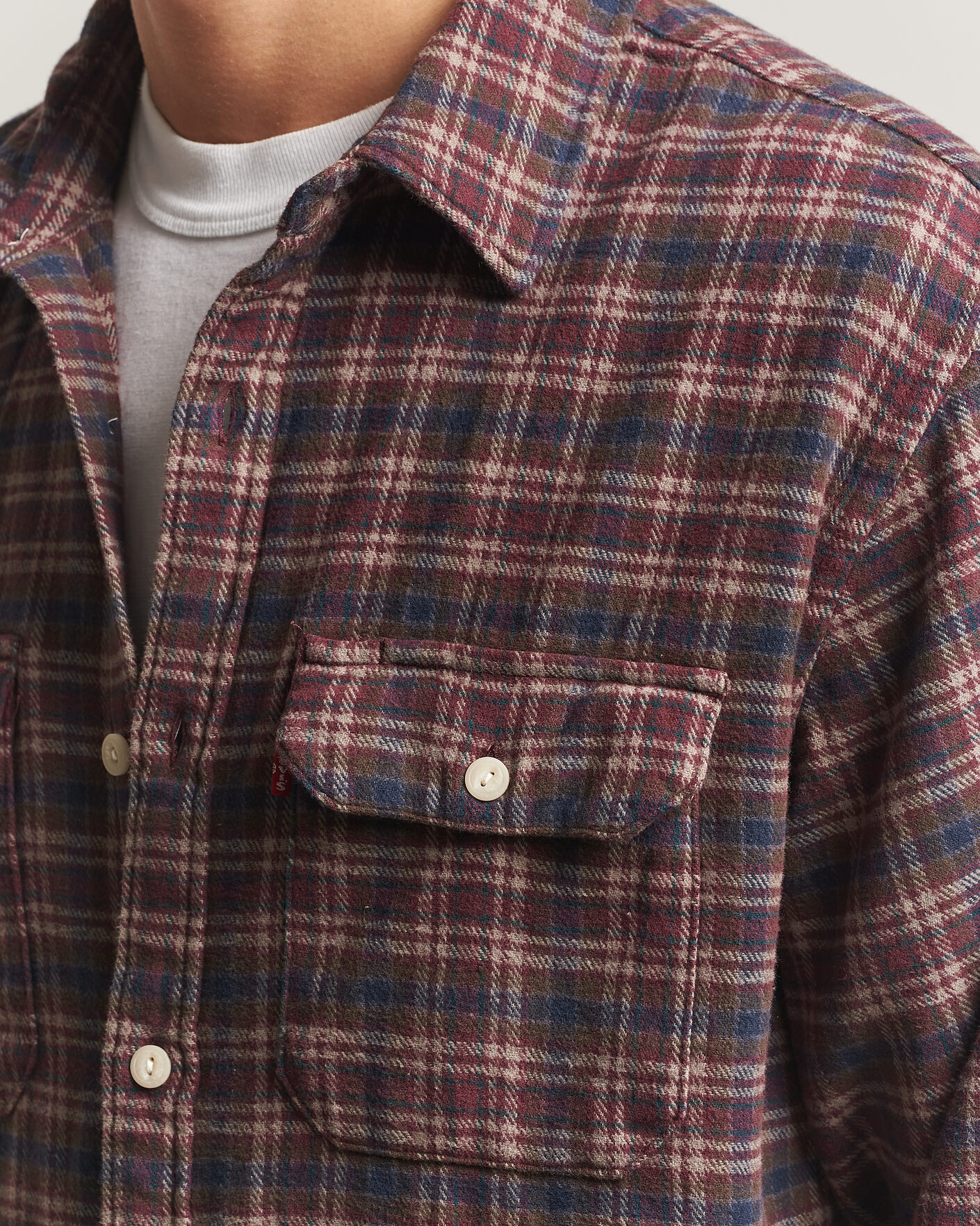 Mies | Kauluspaidat | Levi's | Jackson Worker Shirt Vineyard Wine