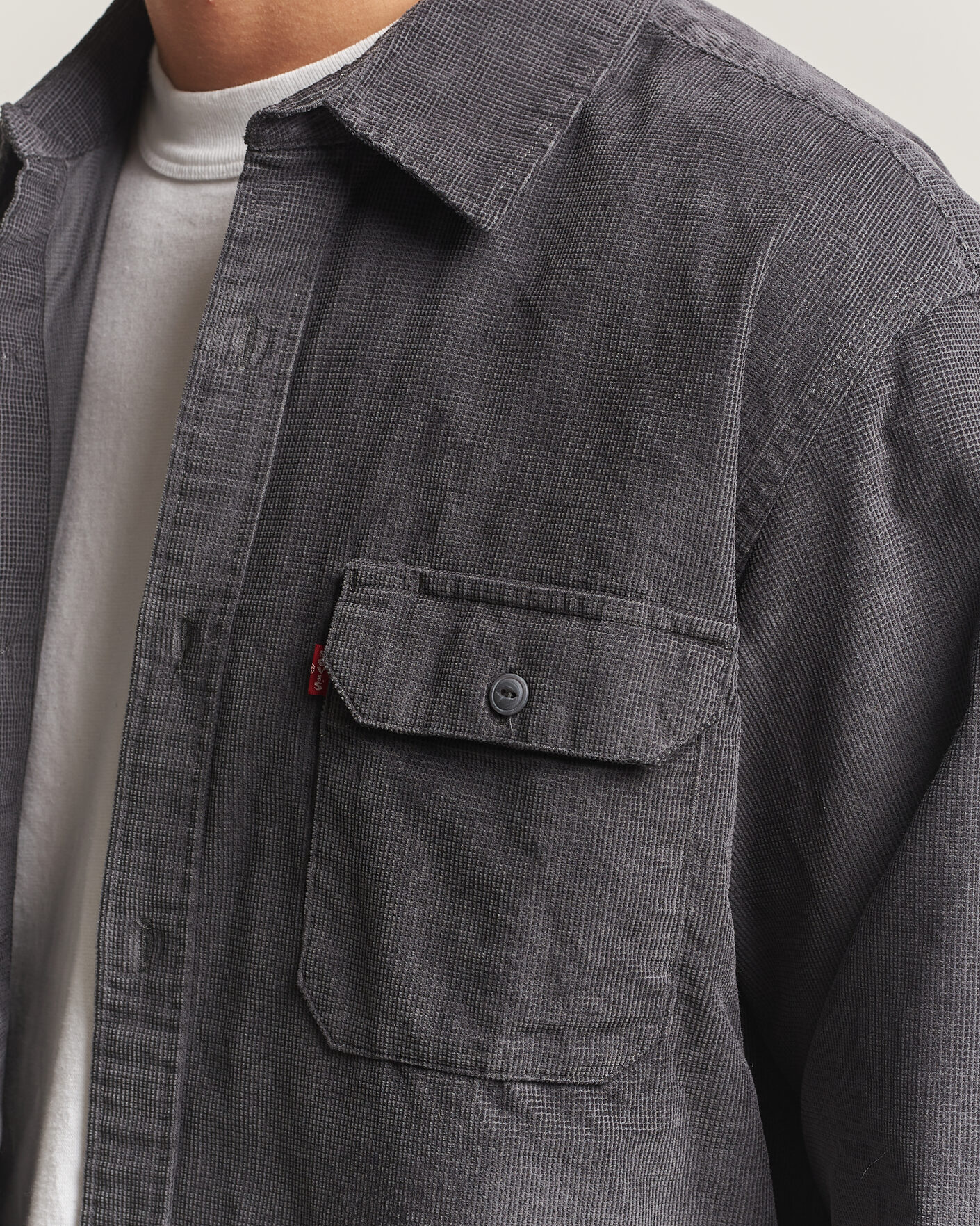 Mies | Kauluspaidat | Levi's | Jackson Corduroy Worker Shirt Greystroke