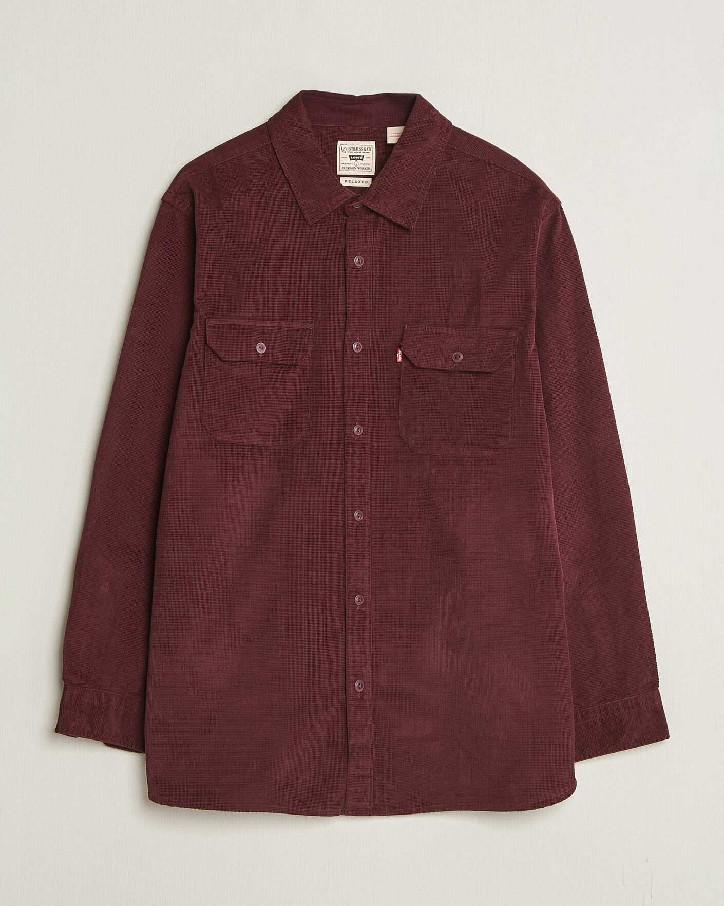 Mies | Kauluspaidat | Levi's | Jackson Corduroy Worker Shirt Vineyard Wine