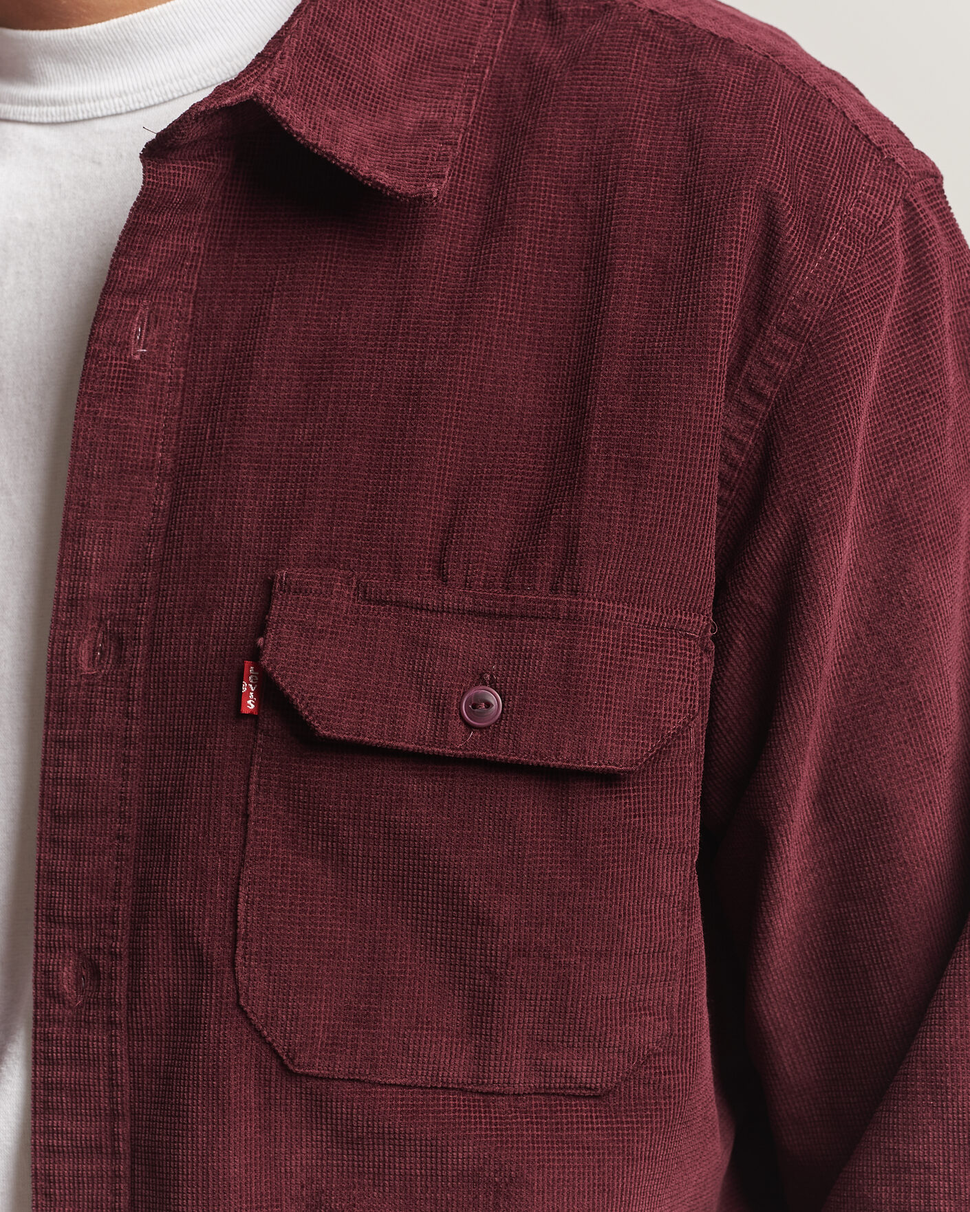 Mies | Kauluspaidat | Levi's | Jackson Corduroy Worker Shirt Vineyard Wine