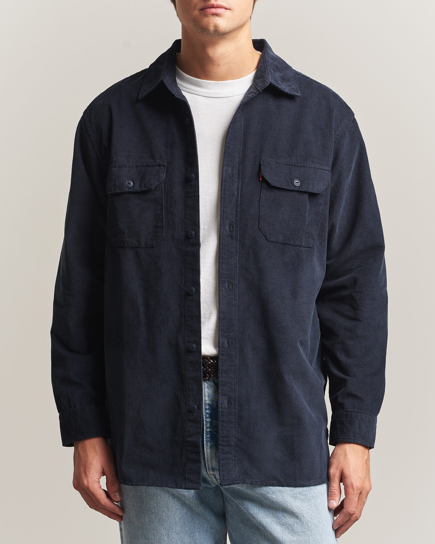 Mies | Kauluspaidat | Levi's | Jackson Corduroy Worker Shirt Nightfall Navy