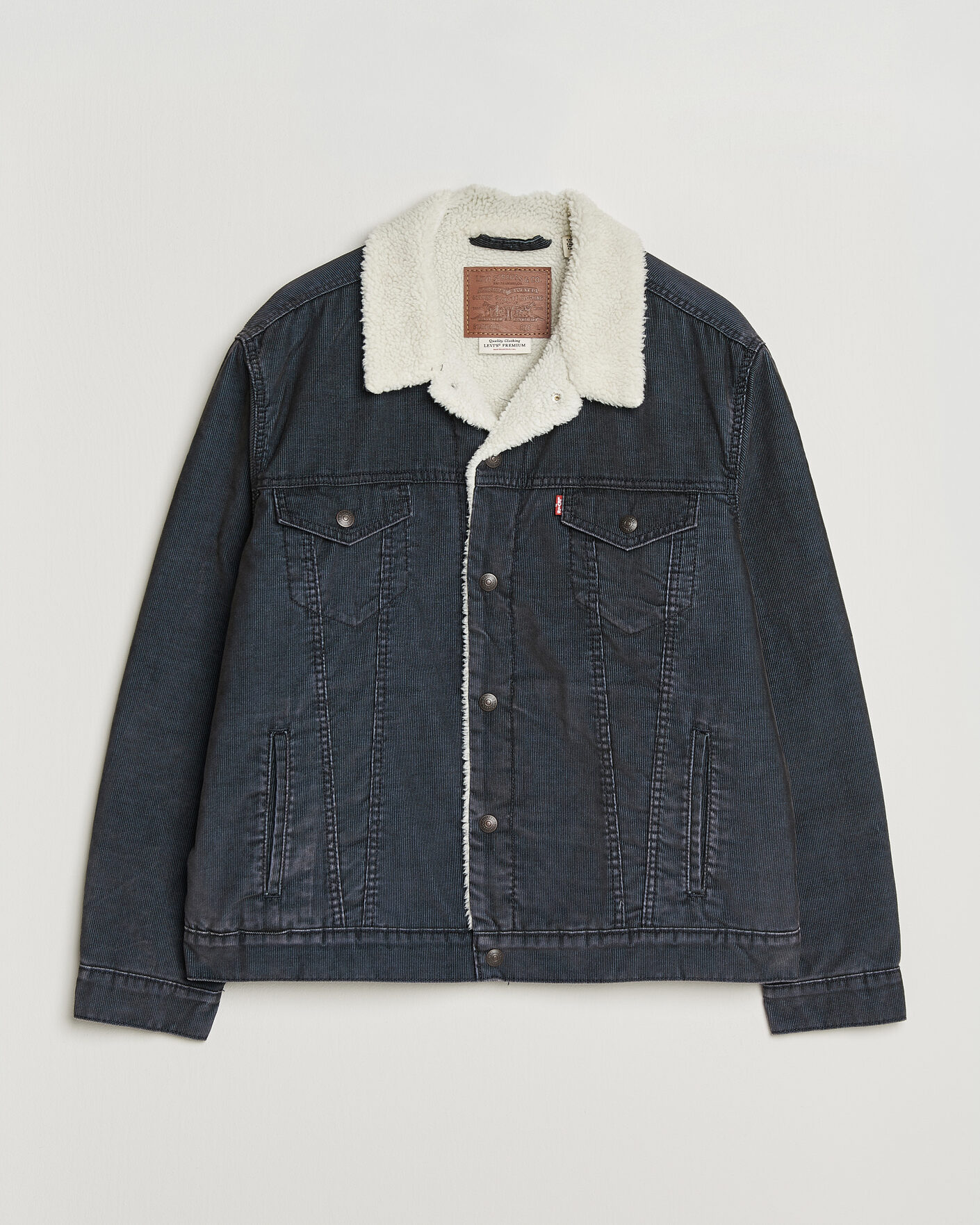 Mies | Takit | Levi's | Type 3 Sherpa Trucker Worn-In Delft Steelhead