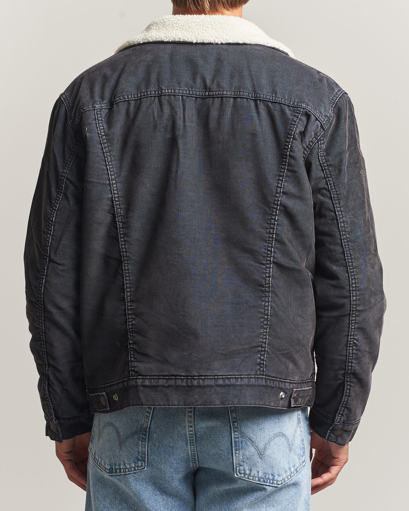 Mies | Takit | Levi's | Type 3 Sherpa Trucker Worn-In Delft Steelhead