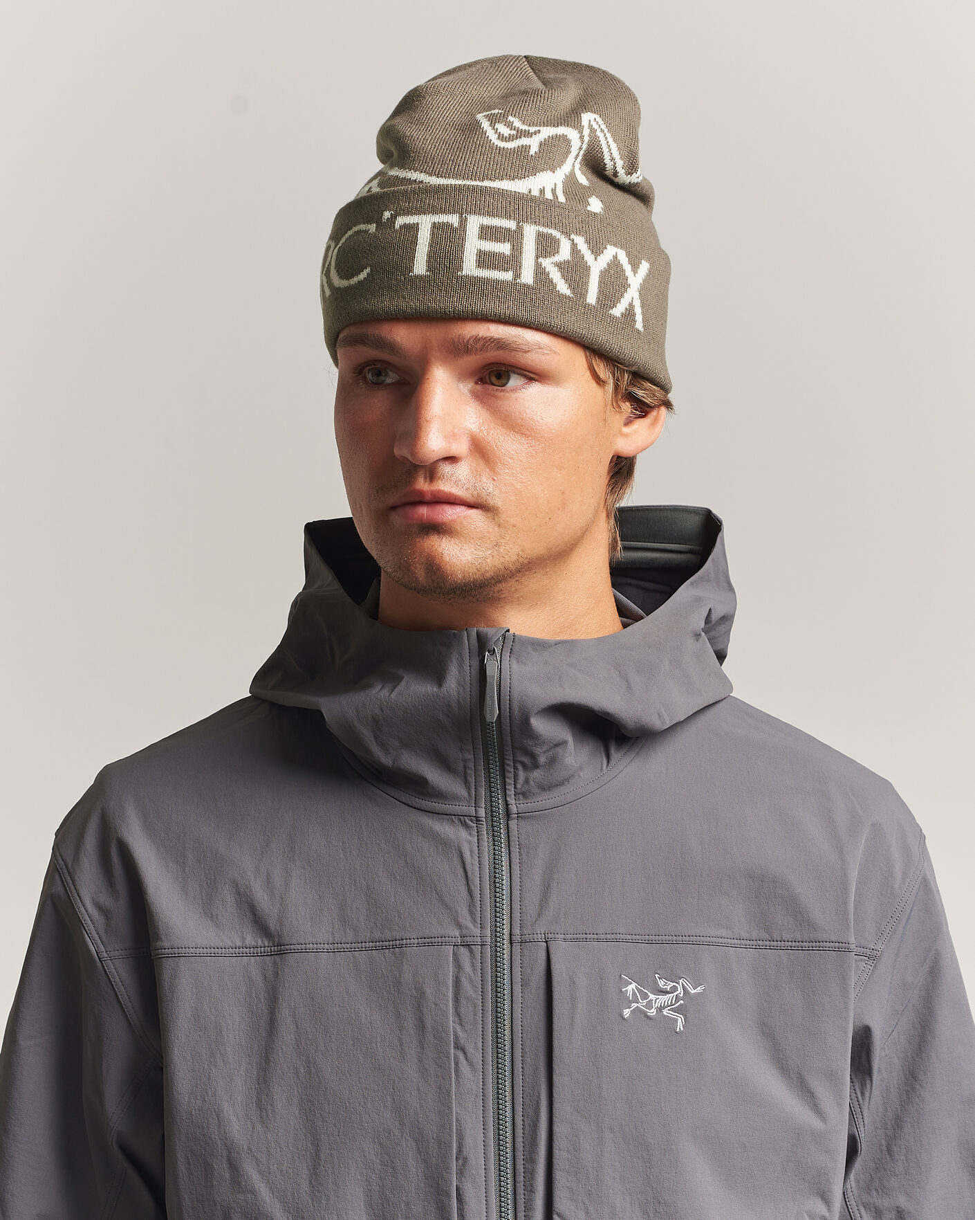 Mies | Pipot | Arc'teryx | Bird Word Beanie Mongoose/Sea Salt